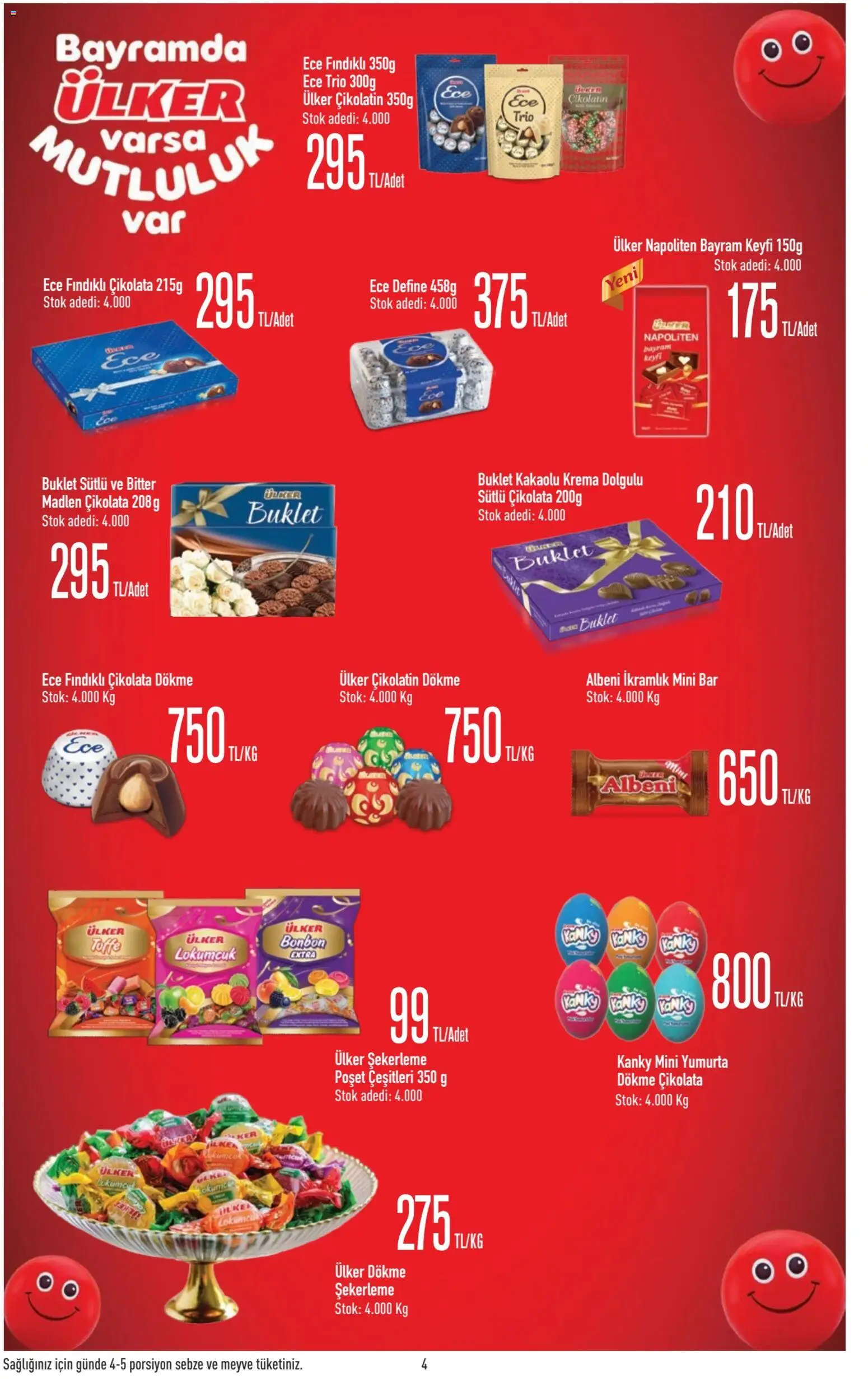 CarrefourSA Katalog - 18.05.2026 tarihinden itibaren geçerlidir | Sayfa: 4 | Ürünler: Çikolata, Krema, Sebze, Meyve