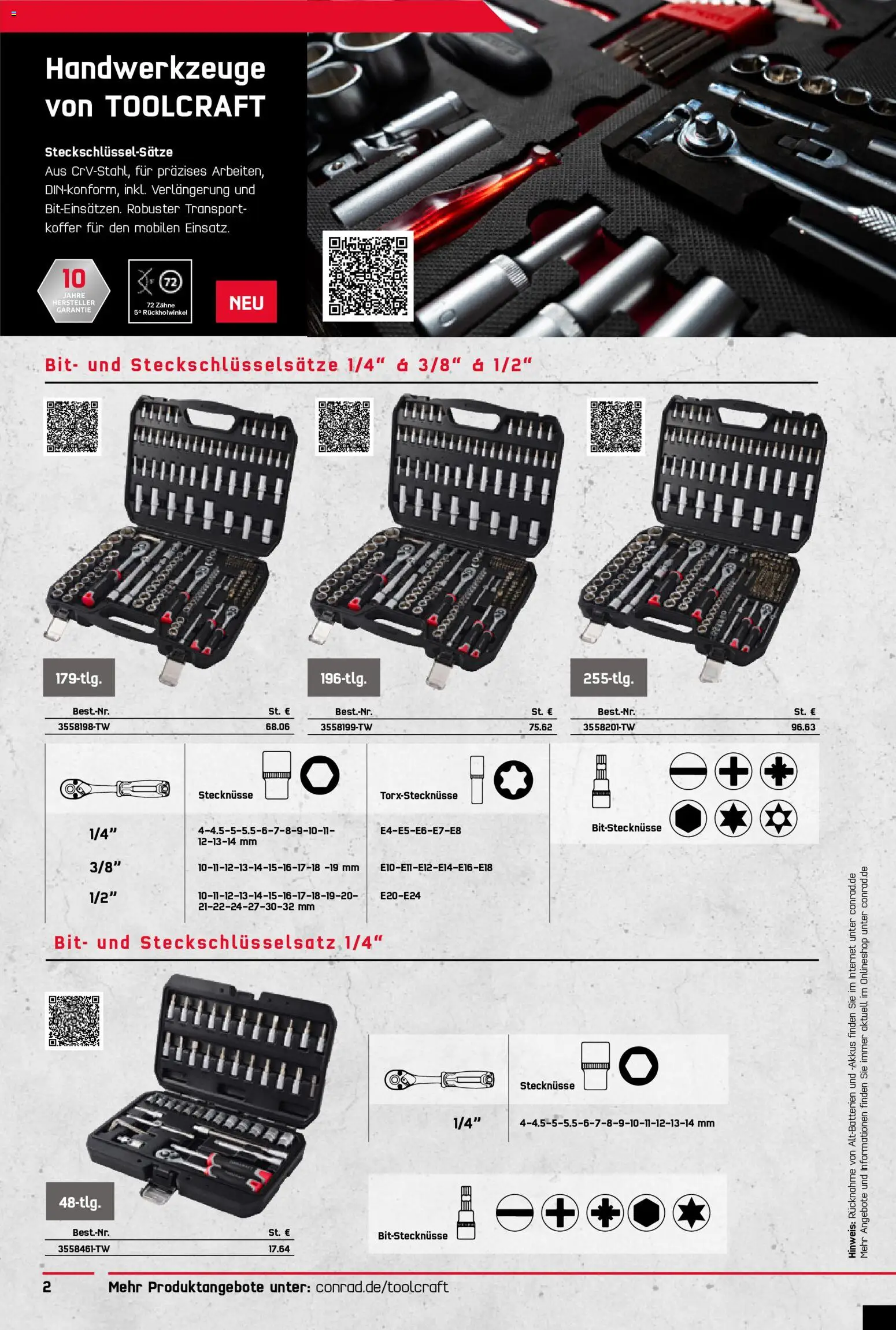 Conrad Toolcraft Katalog – gültig ab 07.09.2026 | Seite: 2 | Produkte: Koffer