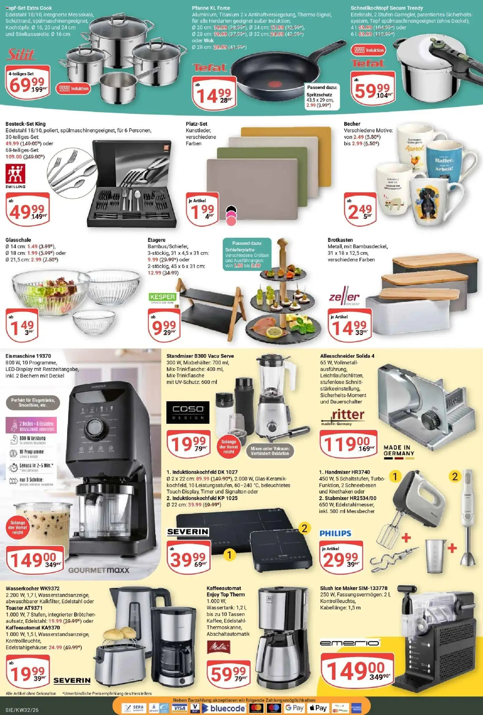 Globus Prospekt Siegen (ab 03.08.2026) » Angebote online | Seite: 31 | Produkte: Top, Philips, Handmixer, Wok