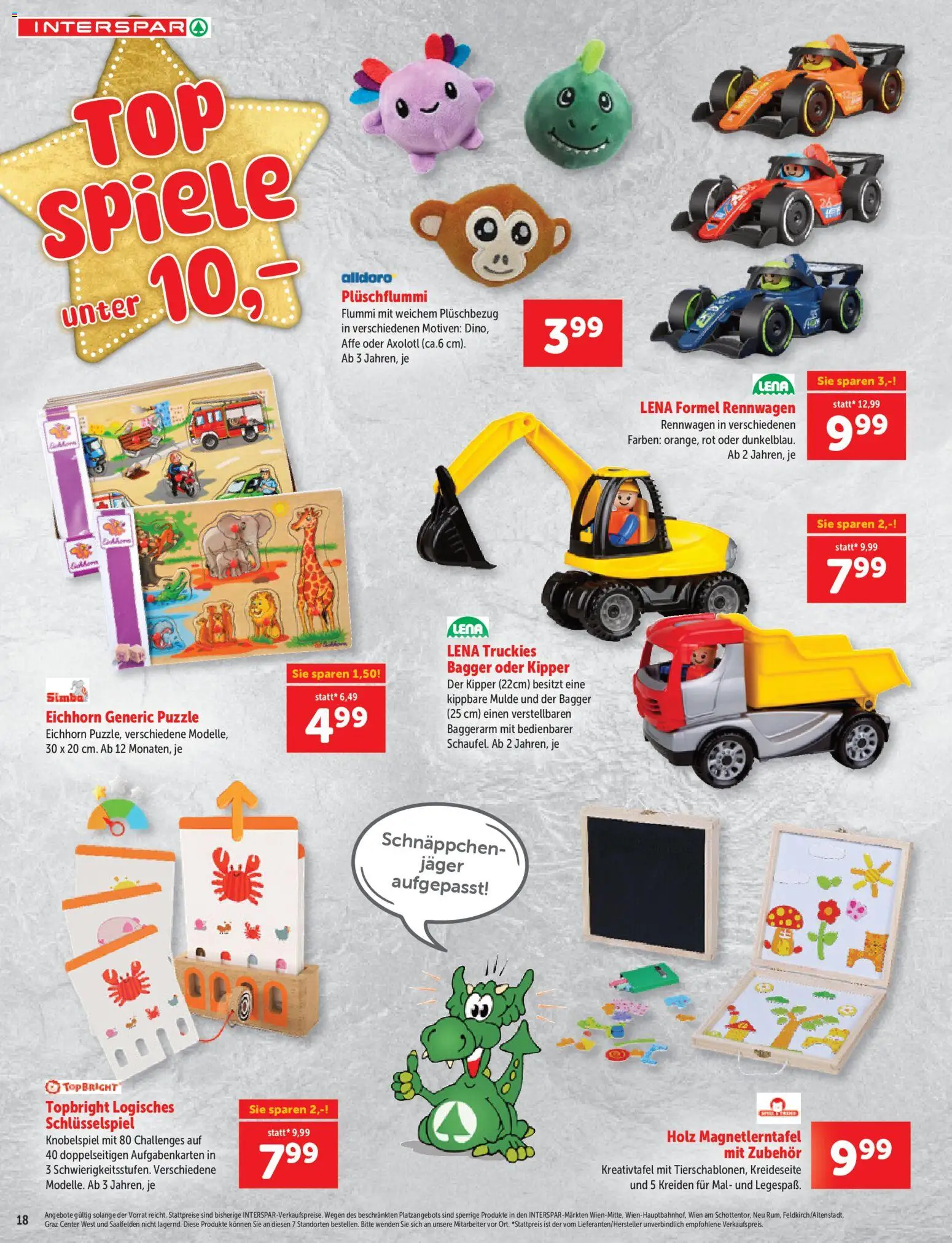 Interspar Sonderfolder Kindergeschenke gültig ab 27.10.2026 | Seite: 18