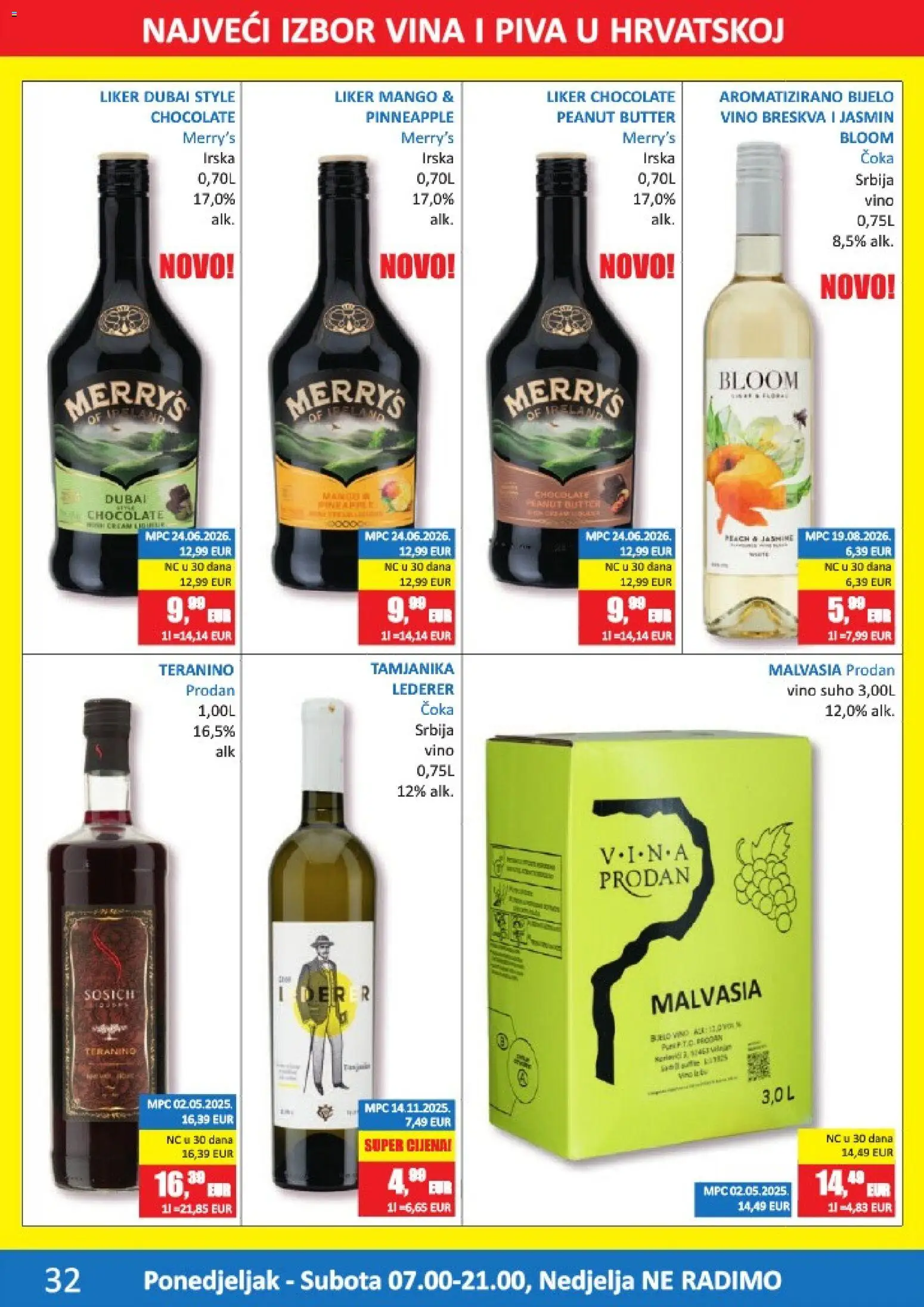 Vrutak katalog | vrijedi od 14.09.2026 | Stranica: 32 | Proizvodi: Vino, Liker, Mango, Breskva