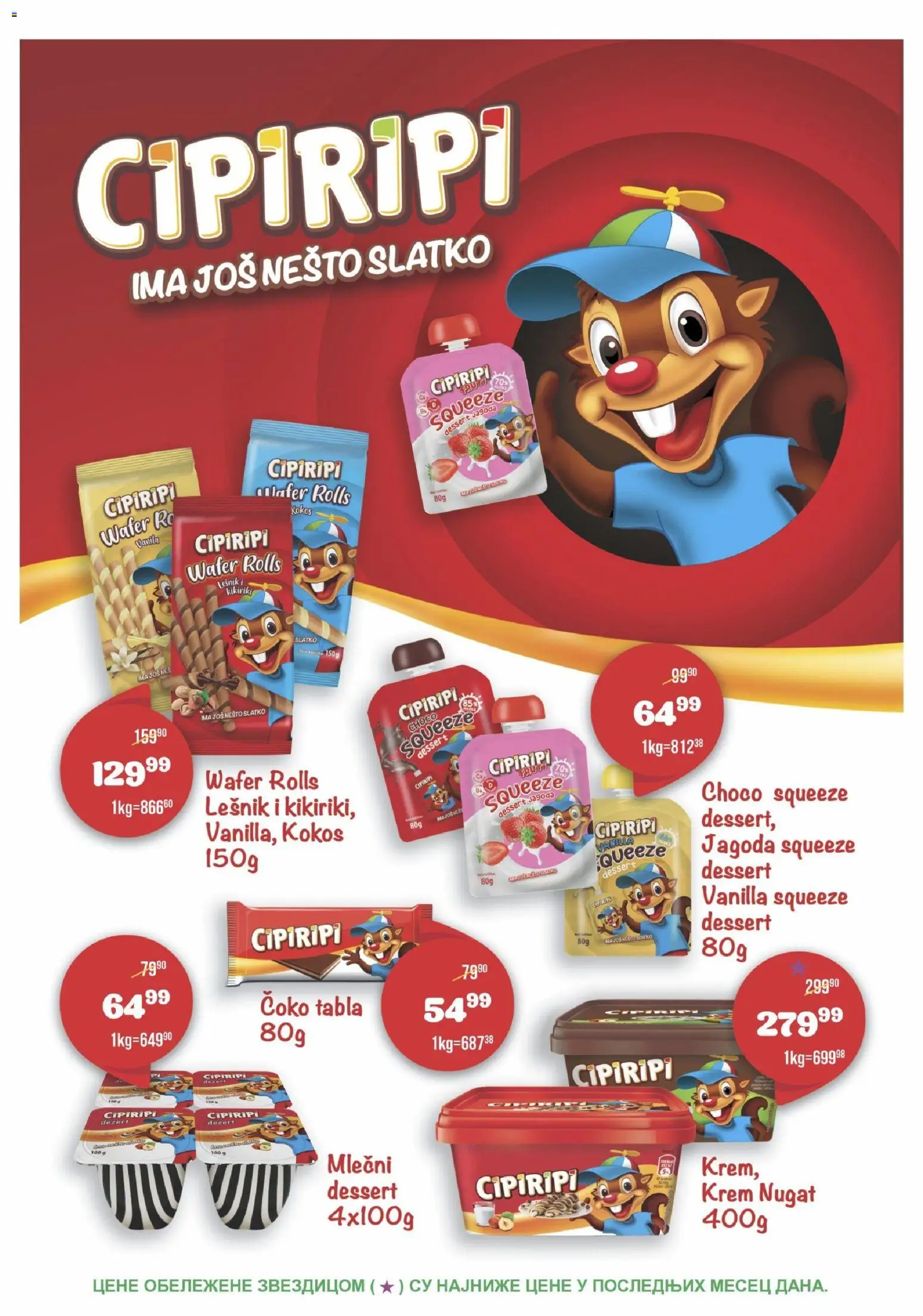 Europrom katalog - važi od 26.08.2026 | Strana: 3 | Proizvode: Lešnik, Vanila, Dezert, Krem
