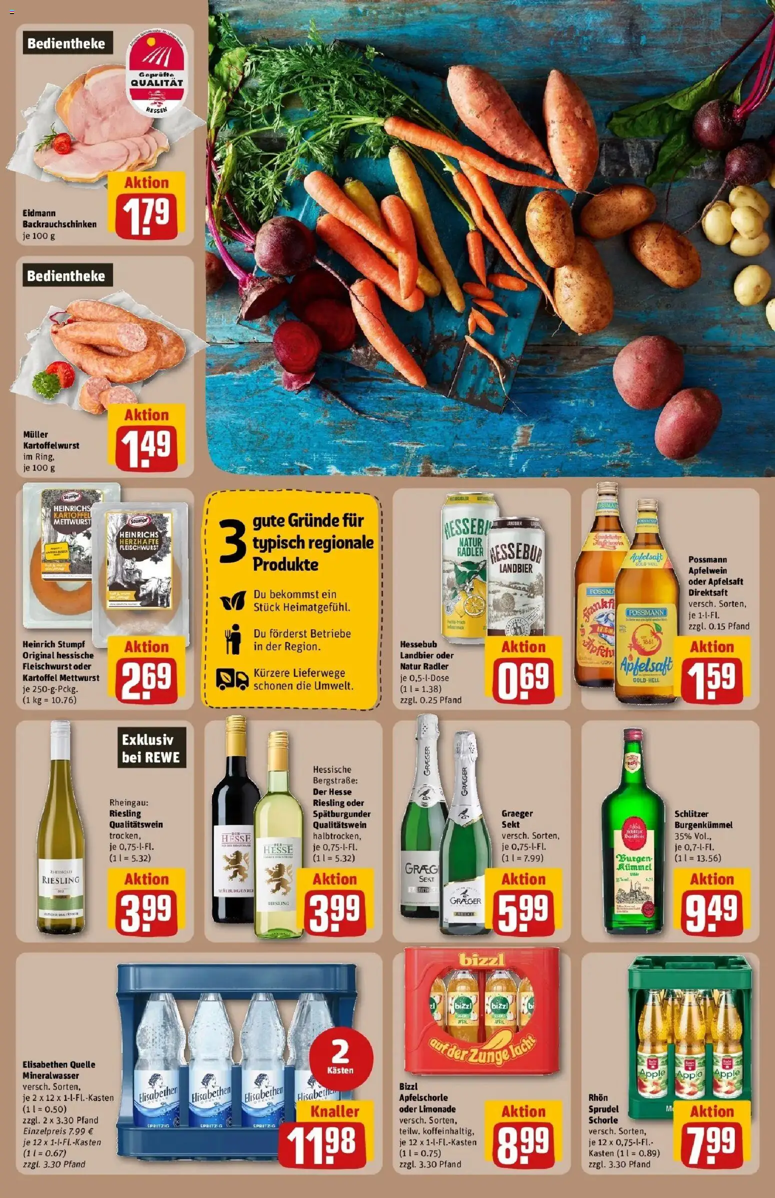 REWE Prospekt ab 26.10.2026 zum Blättern » Angebote | Seite: 23 | Produkte: Bier, Limonade, Mineralwasser, Apple