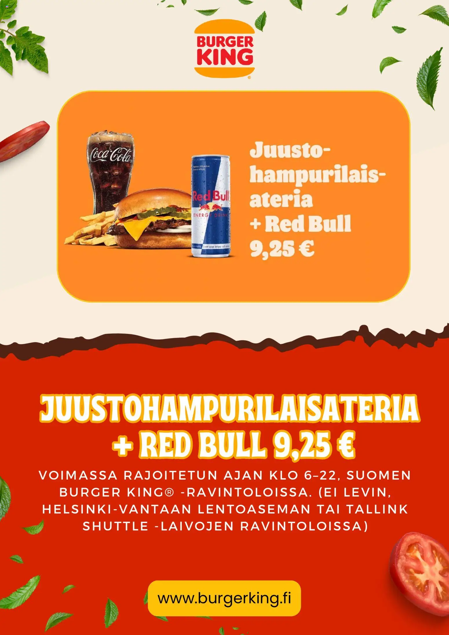 Burger King tarjoukset – voimassa 05/10/2026 alkaen | Sivu: 3 | Tuotteet: Coca cola, Juusto