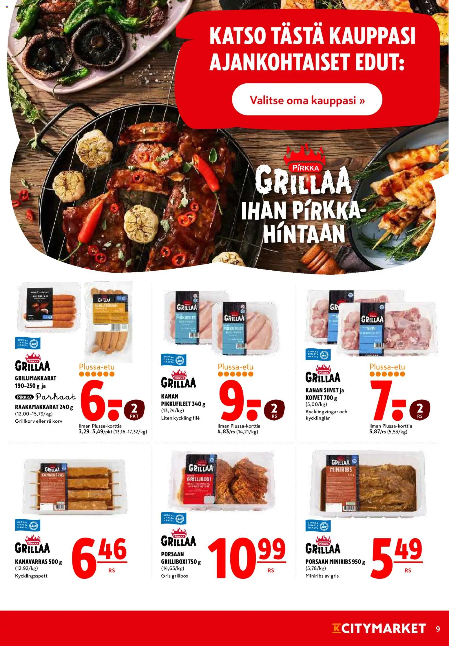 K-Citymarket tarjoukset – voimassa 17.06.2026 alkaen | Sivu: 9