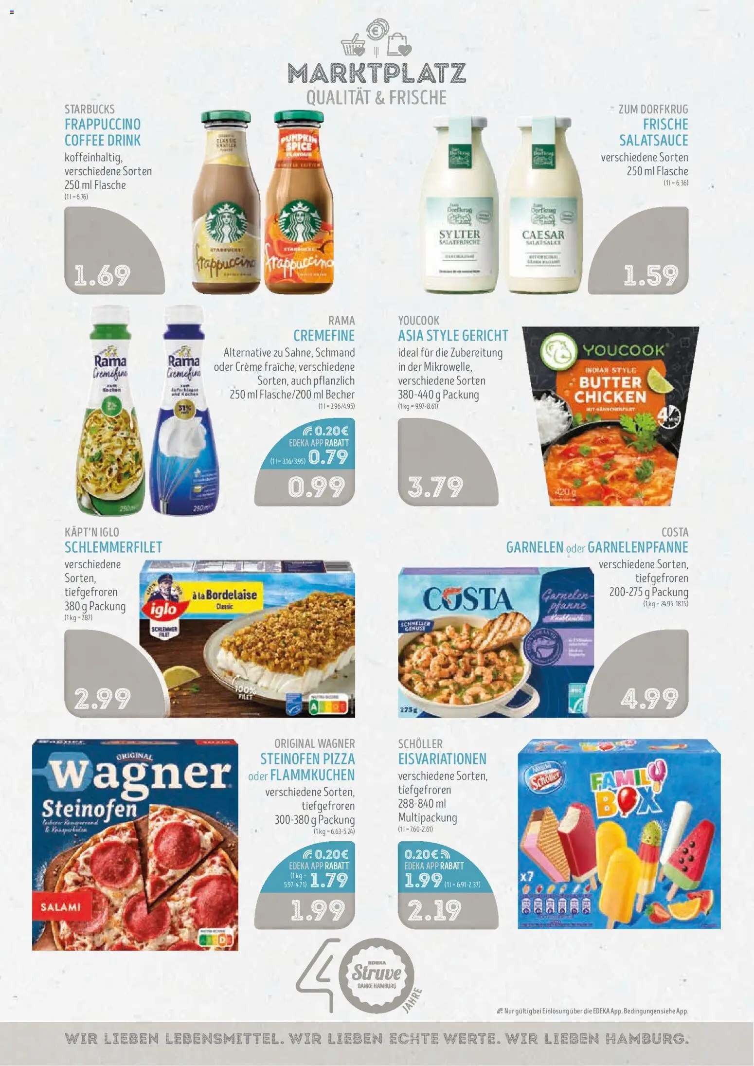 Edeka Struve Prospekt – gültig ab 05.10.2026 | Seite: 7 | Produkte: Youcook, Butter, Iglo, Starbucks