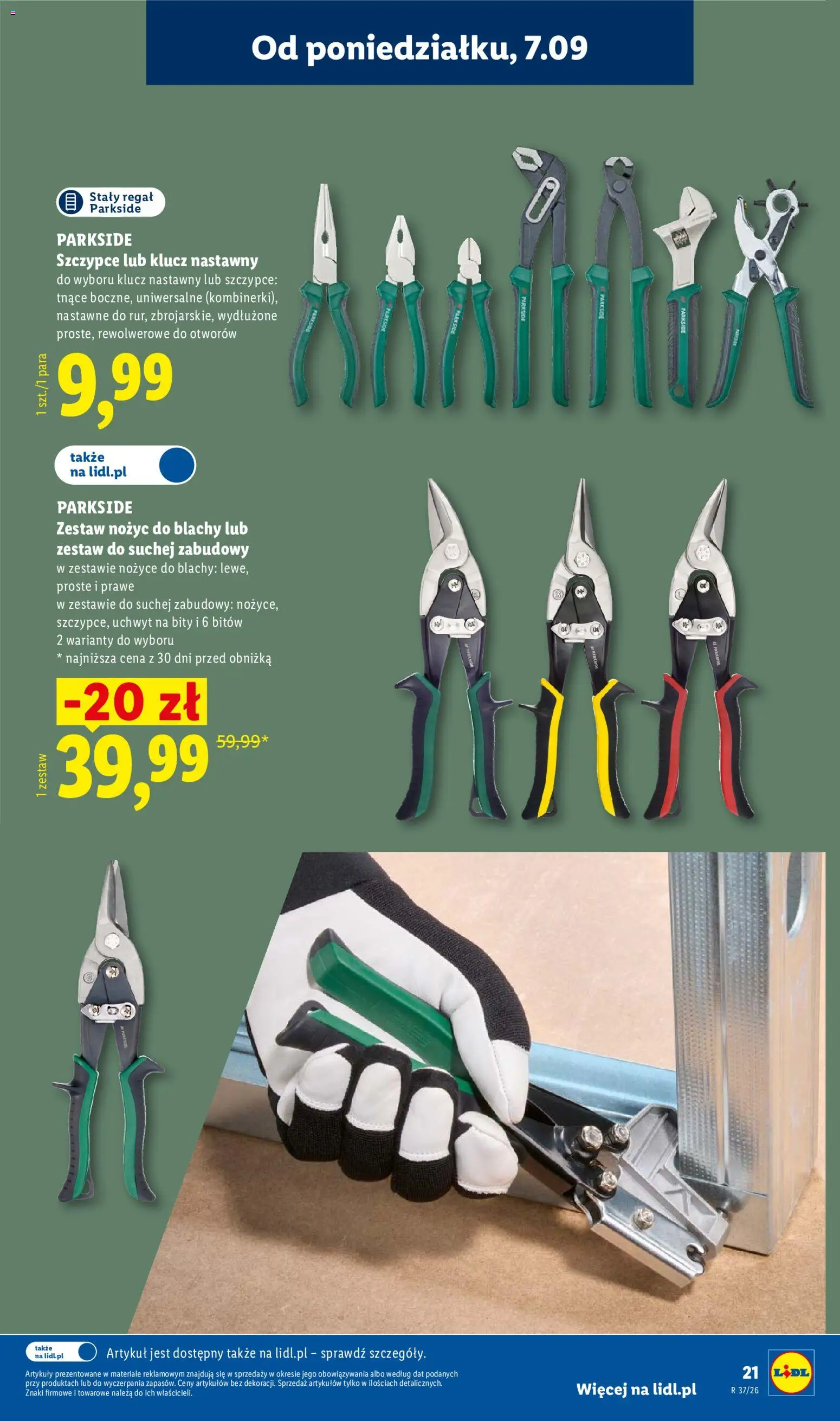 Lidl Polsko katalog od 07.09.2026 | Strana: 25 | Produkty: Parkside, Regál