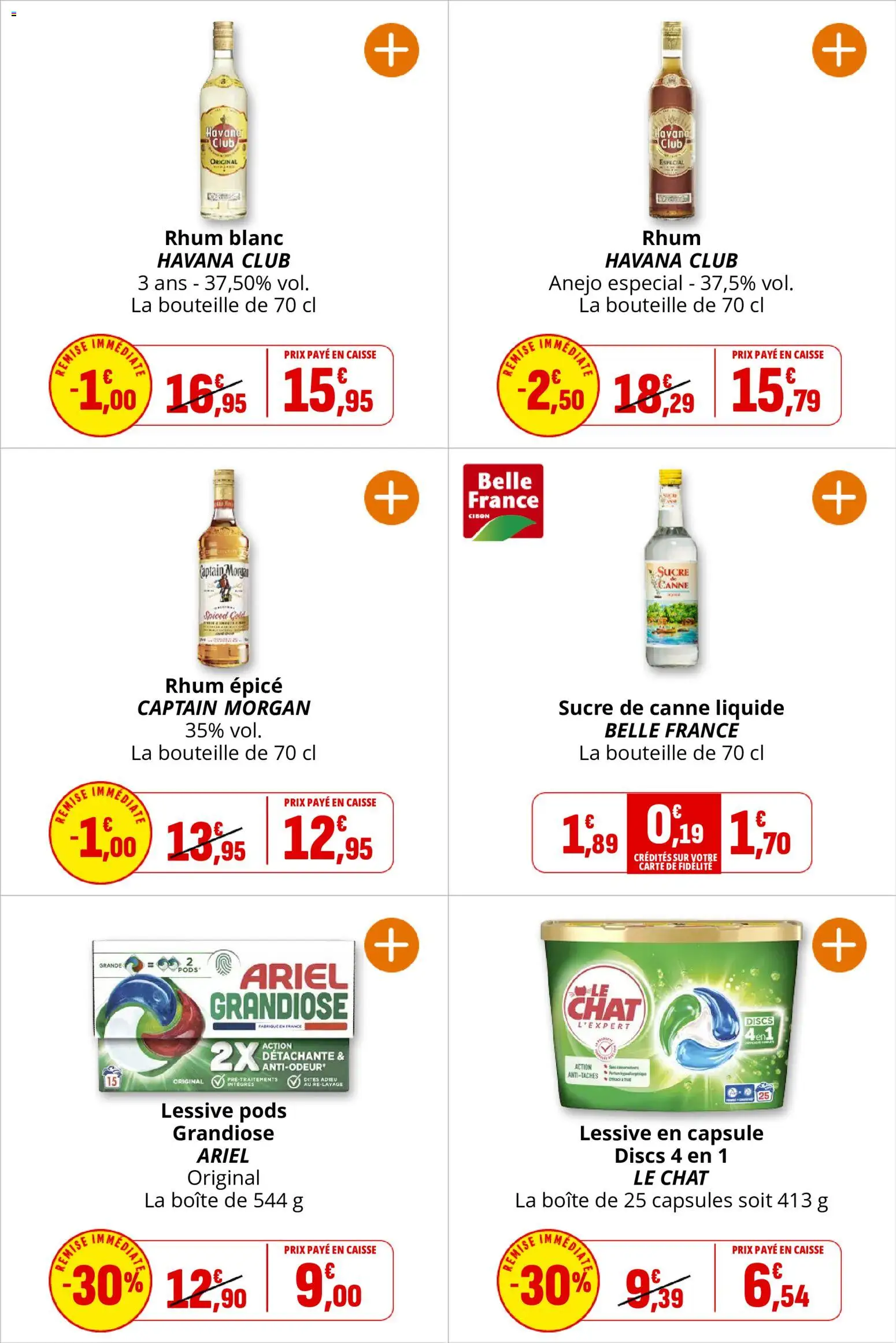 {H1} | Page: 33 | Produits: Sucre, Sucre de canne, Rhum, Lessive