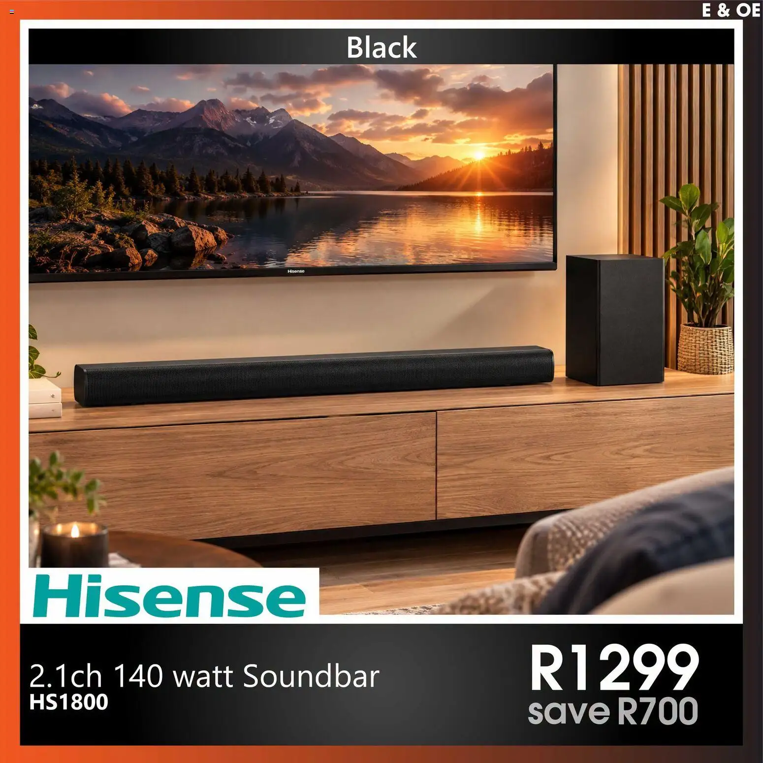 New Tafelberg Furnishers catalogue – valid from 19/10/2026 | Page: 13 | Products: Soundbar