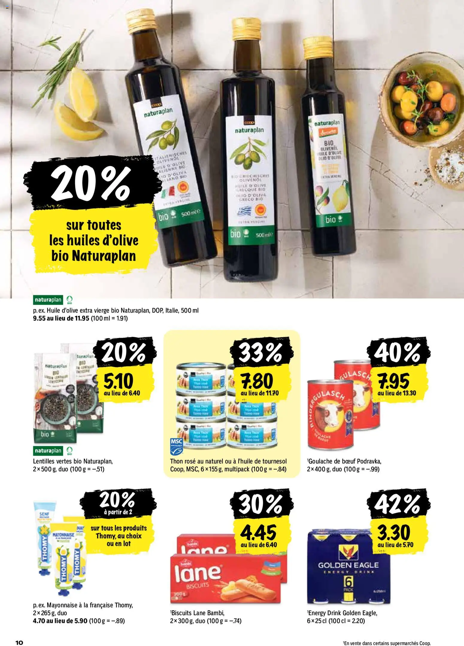Coop aktionen FR – gültig ab 10.09.2026 | Seite: 10 | Produkte: Mayonnaise