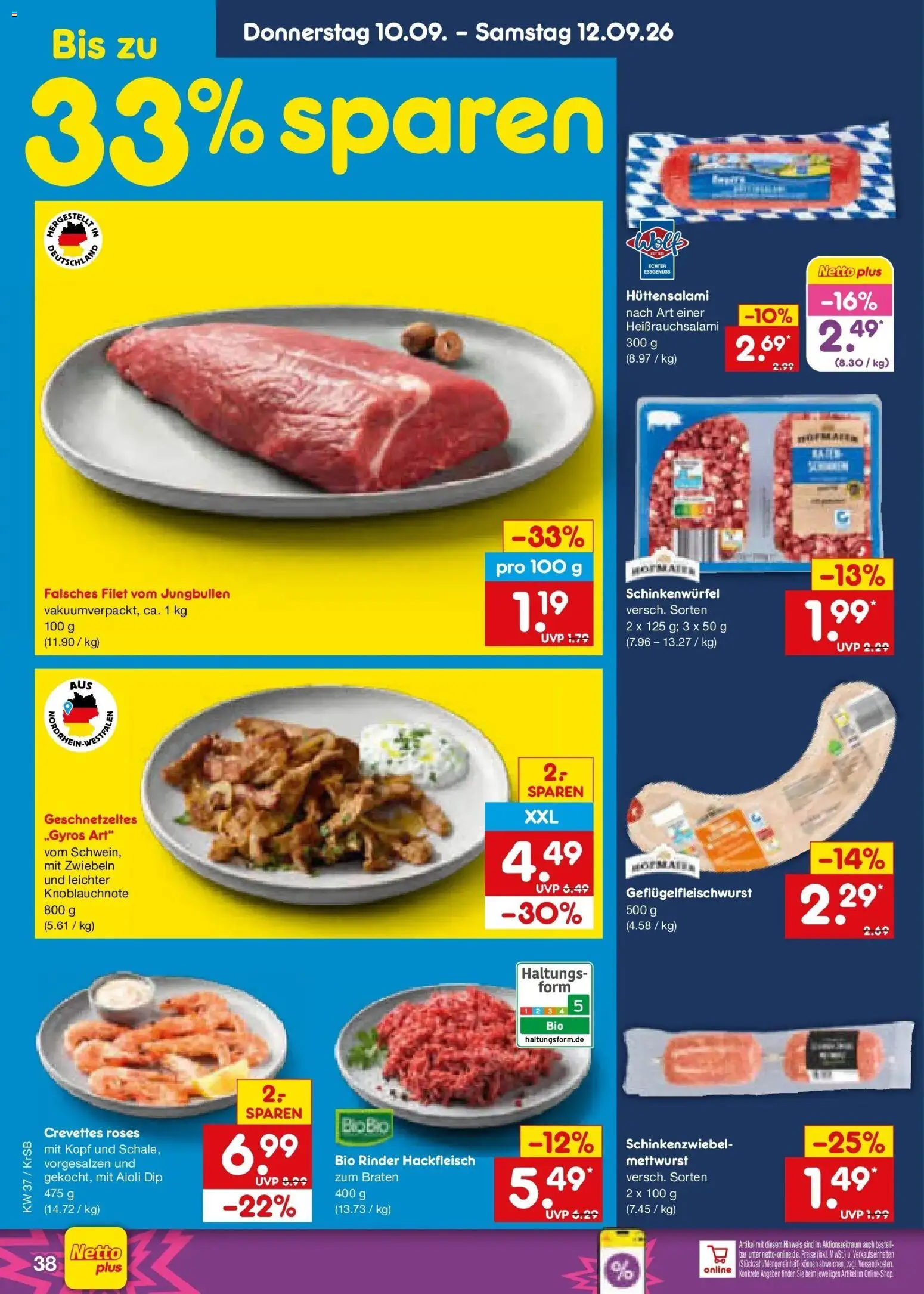 Netto Marken-Discount Prospekt Baesweiler – gültig ab 07.09.2026 | Seite: 54 | Produkte: Zwiebeln, Hackfleisch