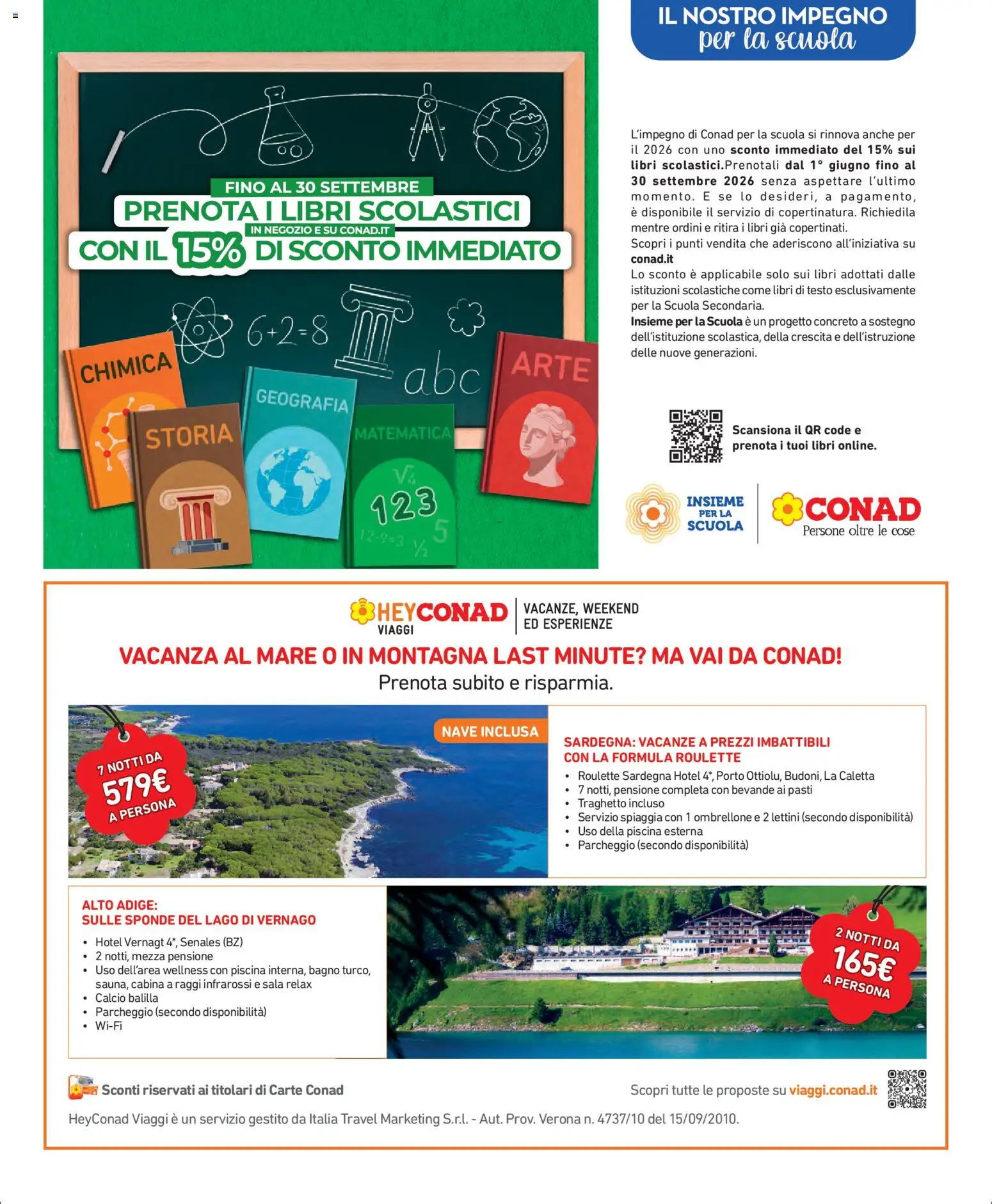 Volantino Conad del 05.06.2026 | Pagina: 11 | Prodotti: Ombrellone, Piscina, Bagno