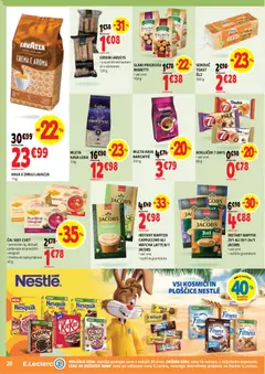 E.leclerc katalog akcije – veljaven od 26.08.2026 | Stran: 20 | Izdelki: Grisini, Instant napitki, Kava, Kosmici