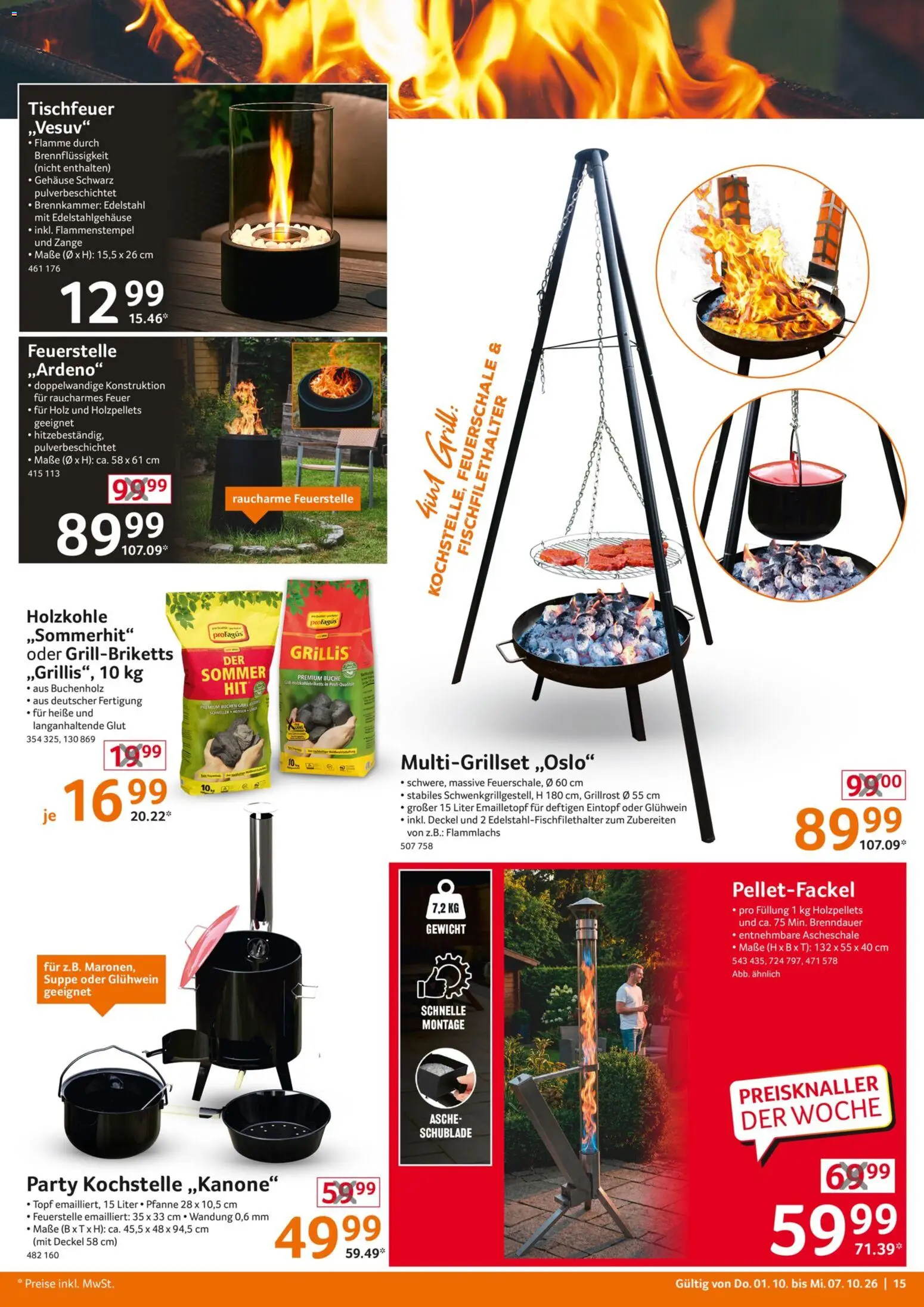 Selgros Non Food – gültig ab 01.10.2026 | Seite: 15 | Produkte: Gewicht, Grill