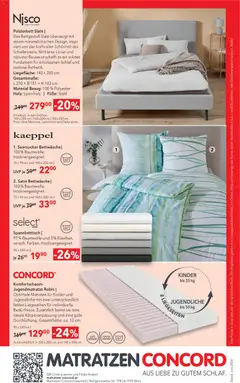 Matratzen Concord Flugblatt ab 24.06.2026 gültig | Seite: 8 | Produkte: Matratze, Lattenrost