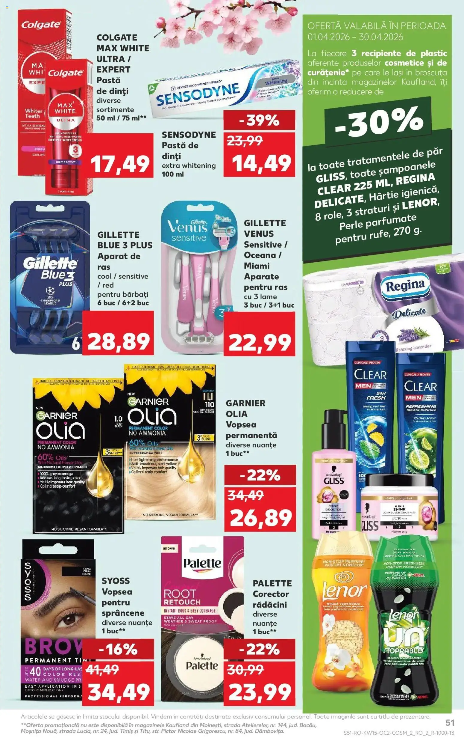 Noul catalog Kaufland – valabil de la 08.04.2026 | Pagină: 51 | Produse: Akrilik boya, Parfum, Concealer, Recipiente