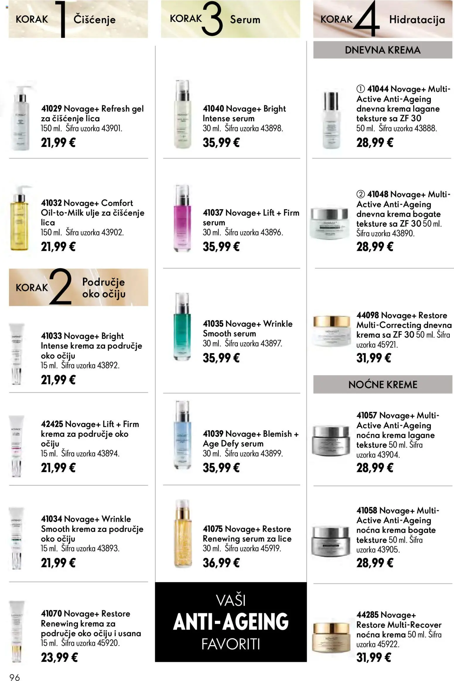 Oriflame katalog | vrijedi od 24.06.2026 | Stranica: 96 | Proizvodi: Noćna krema, Serum za lice, Ulje, Krema