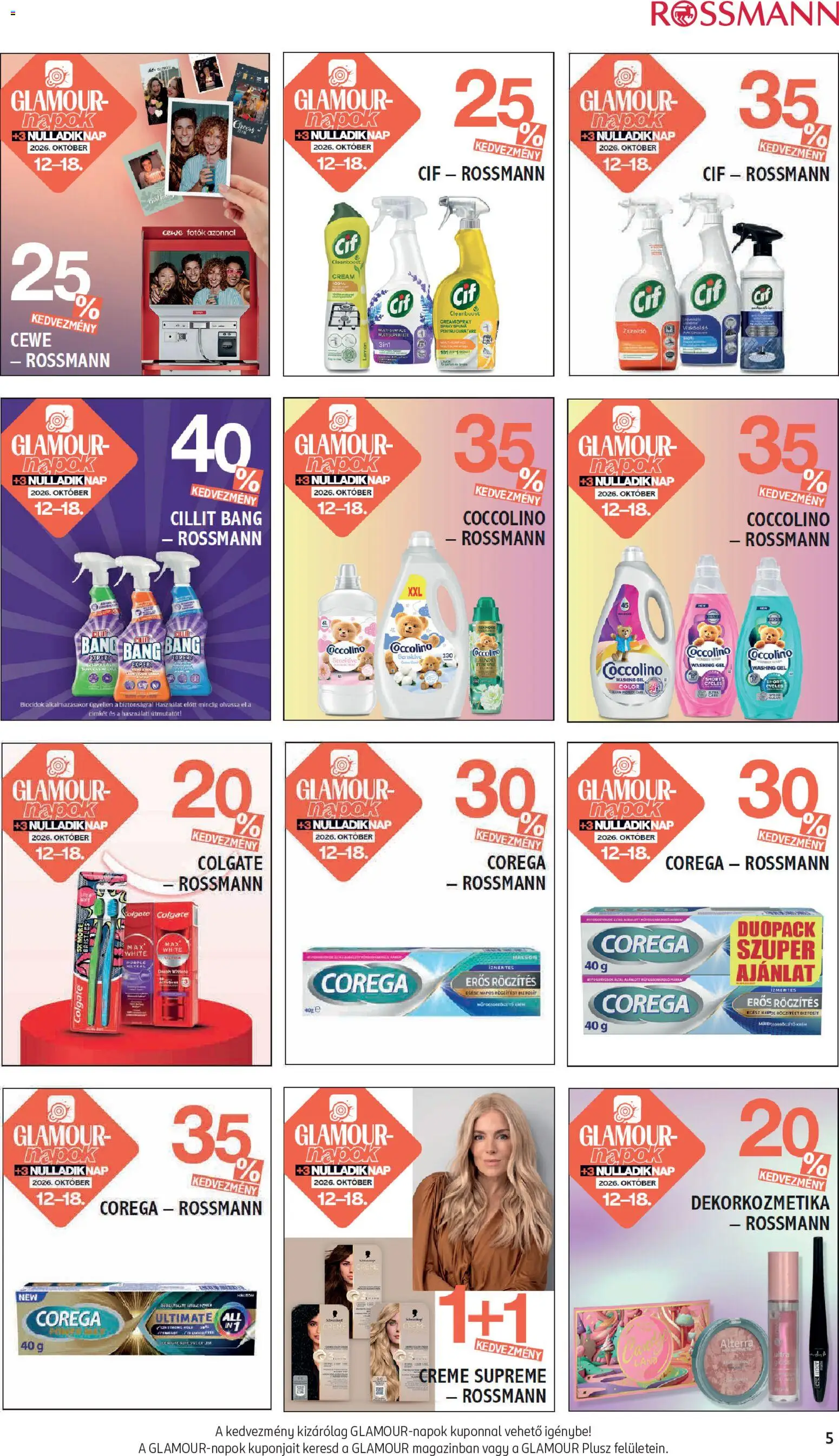 Rossmann akciós ujság - amely érvényes a következő dátumtól: 2026.10.12. | Oldal: 5