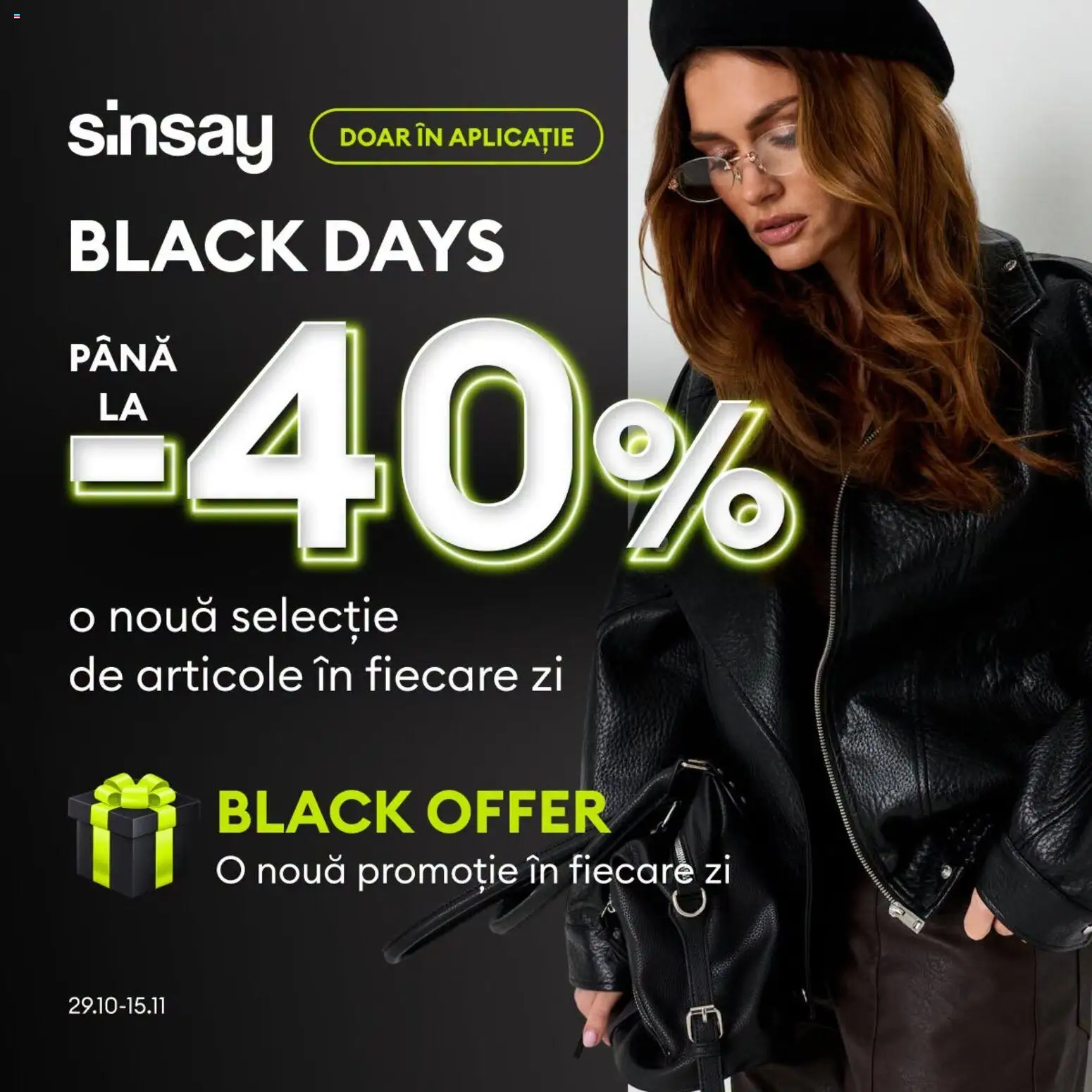 Noul catalog Sinsay – valabil de la 29.10.2026 | Pagină: 1 | Produse: Black