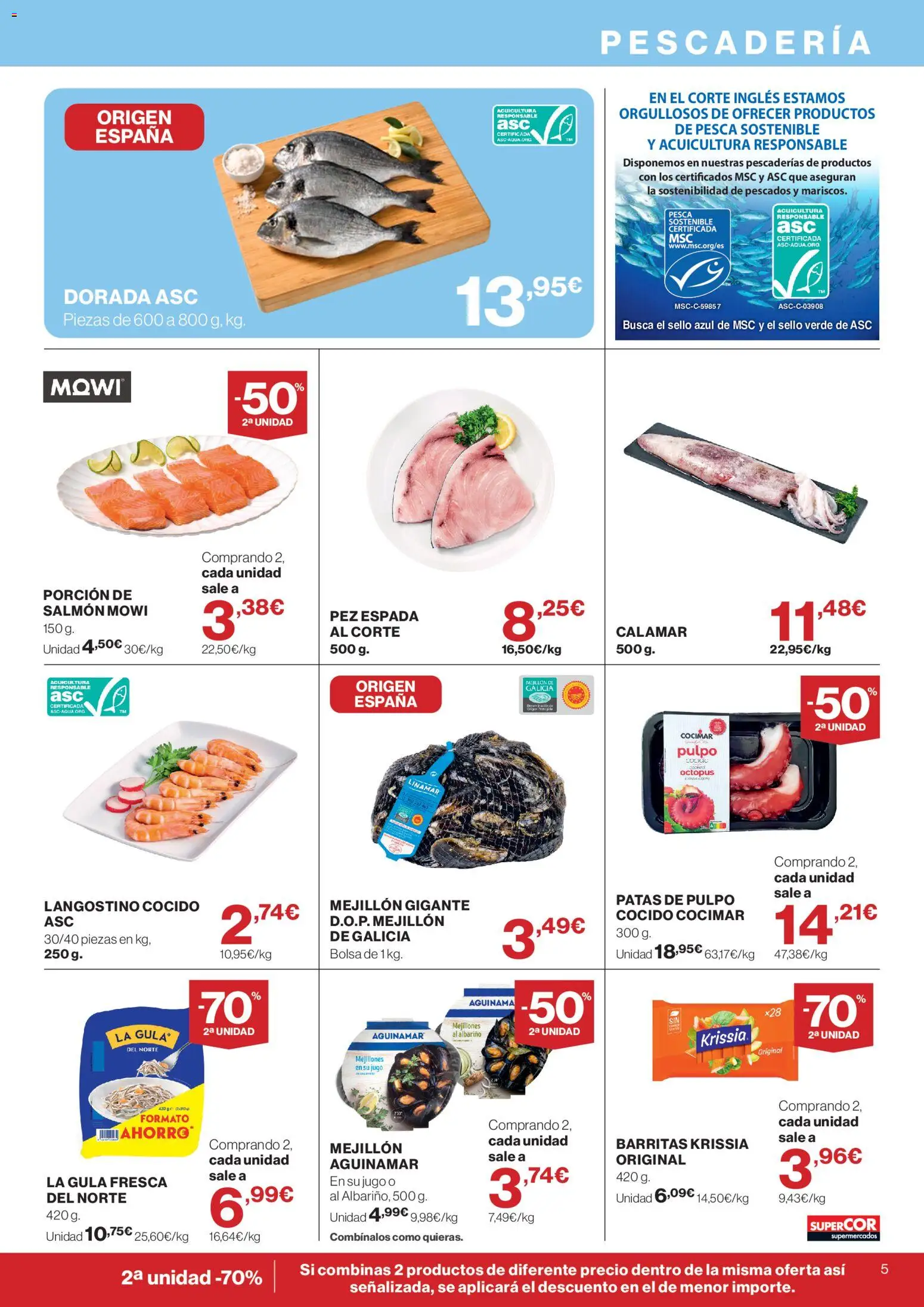 Supercor folleto │ válido desde el 16/07/2026 | Página: 5 | Productos: Bolsa, Langostino
