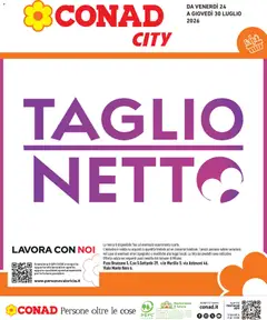 Anteprima del volantino Conad volantino City Lombardia valido a partire dal 24/07/2026