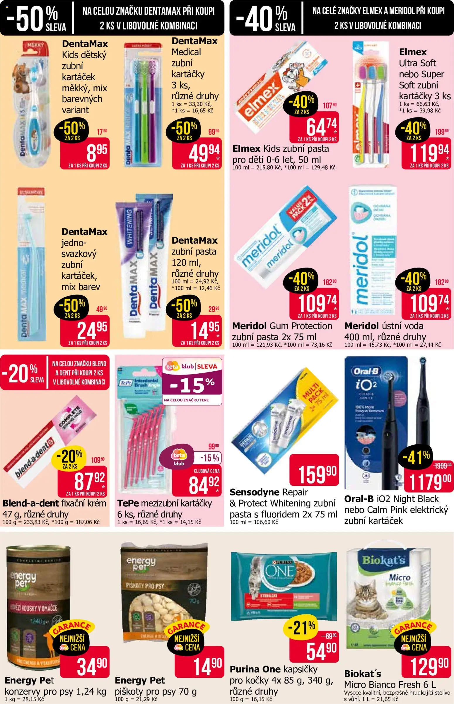 TETA Drogerie leták od 21.10.2026 | Strana: 11 | Produkty: Ústní voda, Meridol, Krém, Stelivo