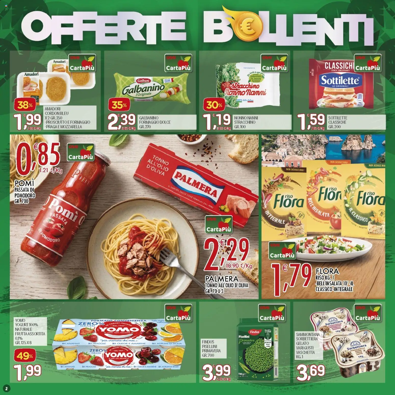 Volantino CRAI del 06/08/2026 | Pagina: 2 | Prodotti: Frutta, Pomodoro, Ananas, Stracciatella