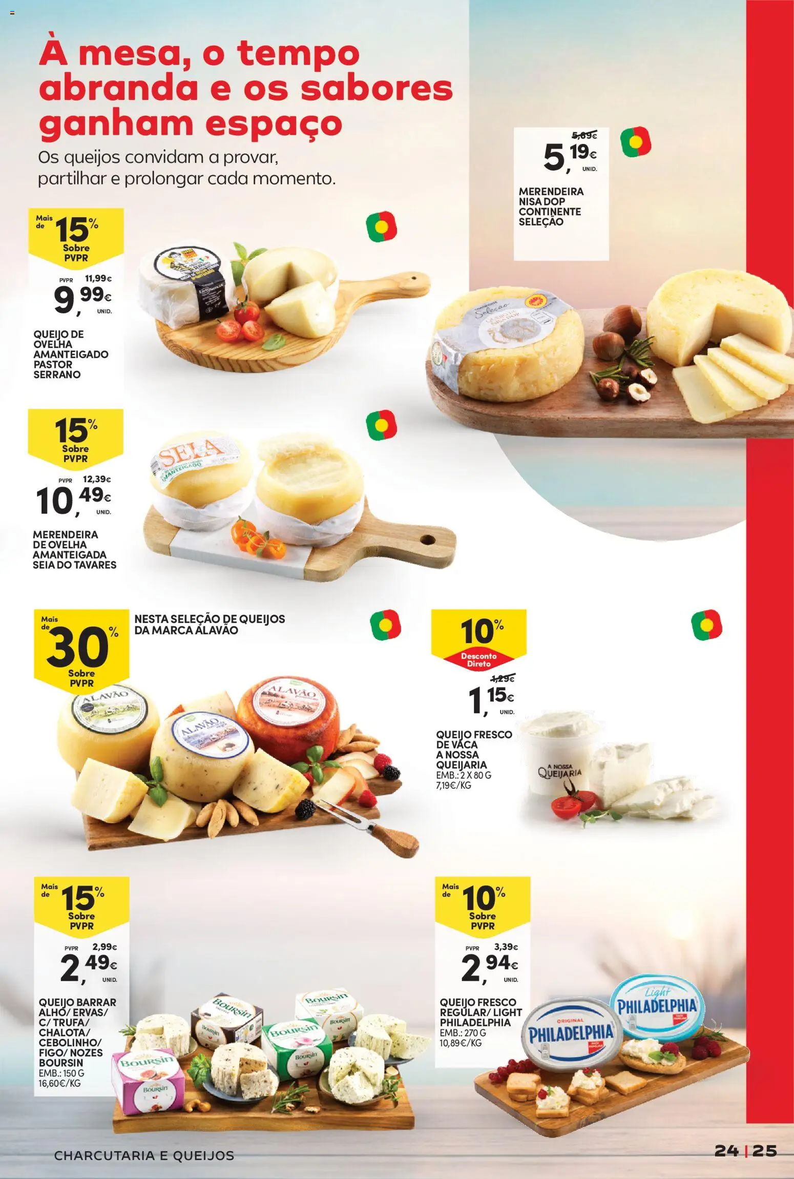 Continente - Vinhos de Verão │ válido de 21/07/2026 | Página: 25 | Produtos: Queijo, Nozes