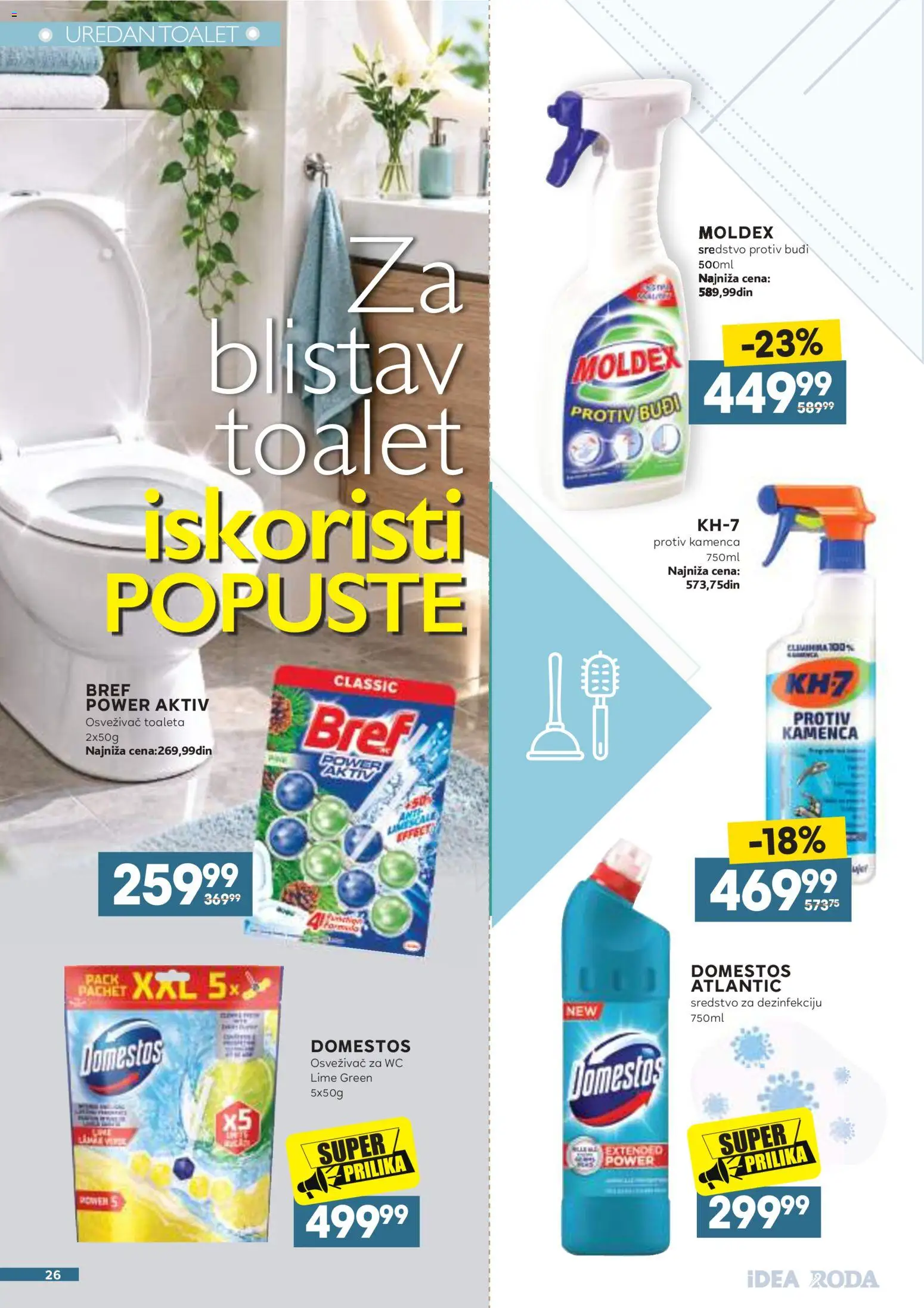 Mercator katalog - važi od 28.09.2026 | Strana: 58 | Proizvode: Bref, Wc