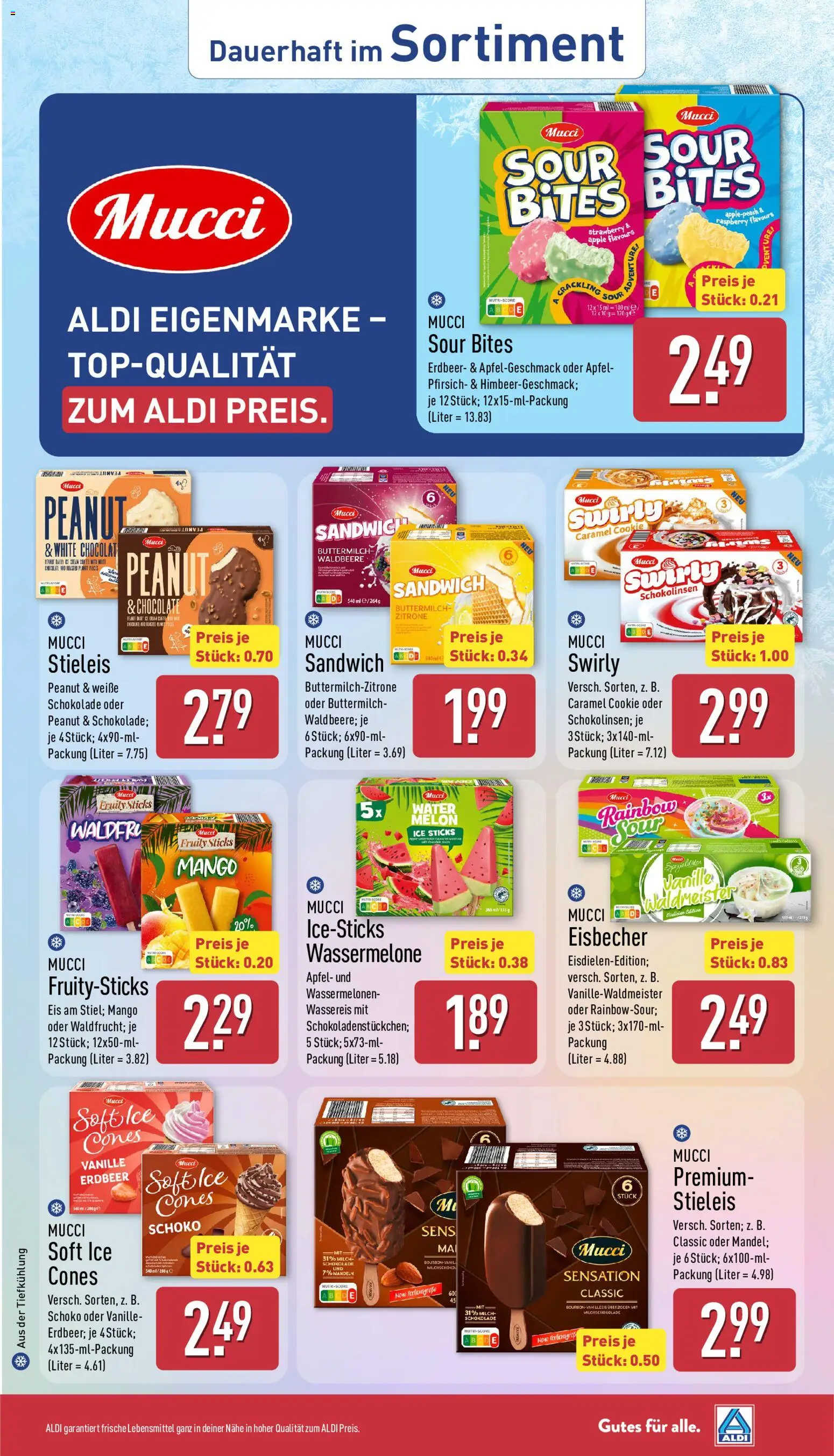 Aldi Prospekt – gültig ab 01.06.2026 | Seite: 33 | Produkte: Schokolade, Zitrone, Pfirsich, Wassermelone