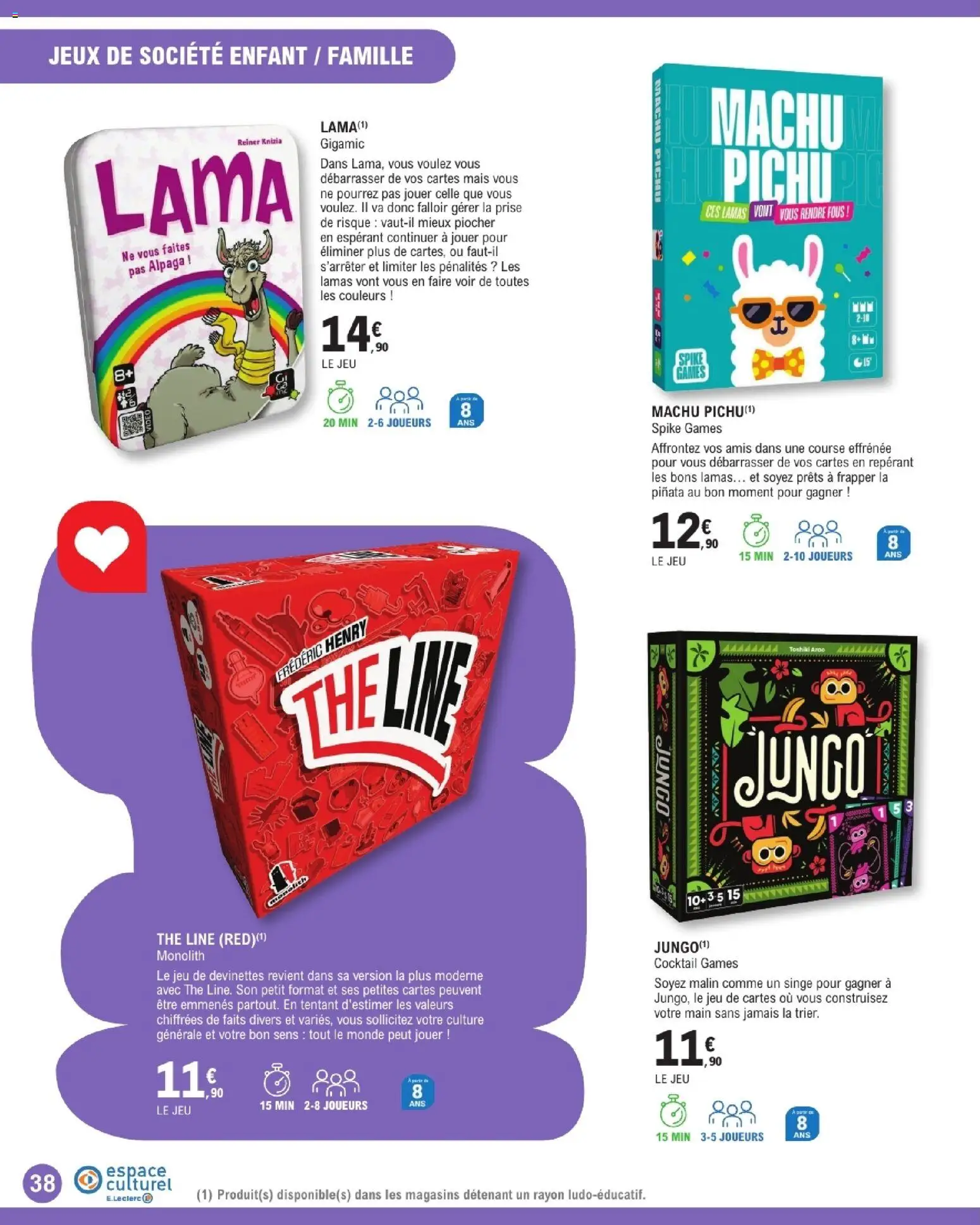 {H1} | Page: 38 | Produits: Mais, Jeux, Jeux de société, Thé
