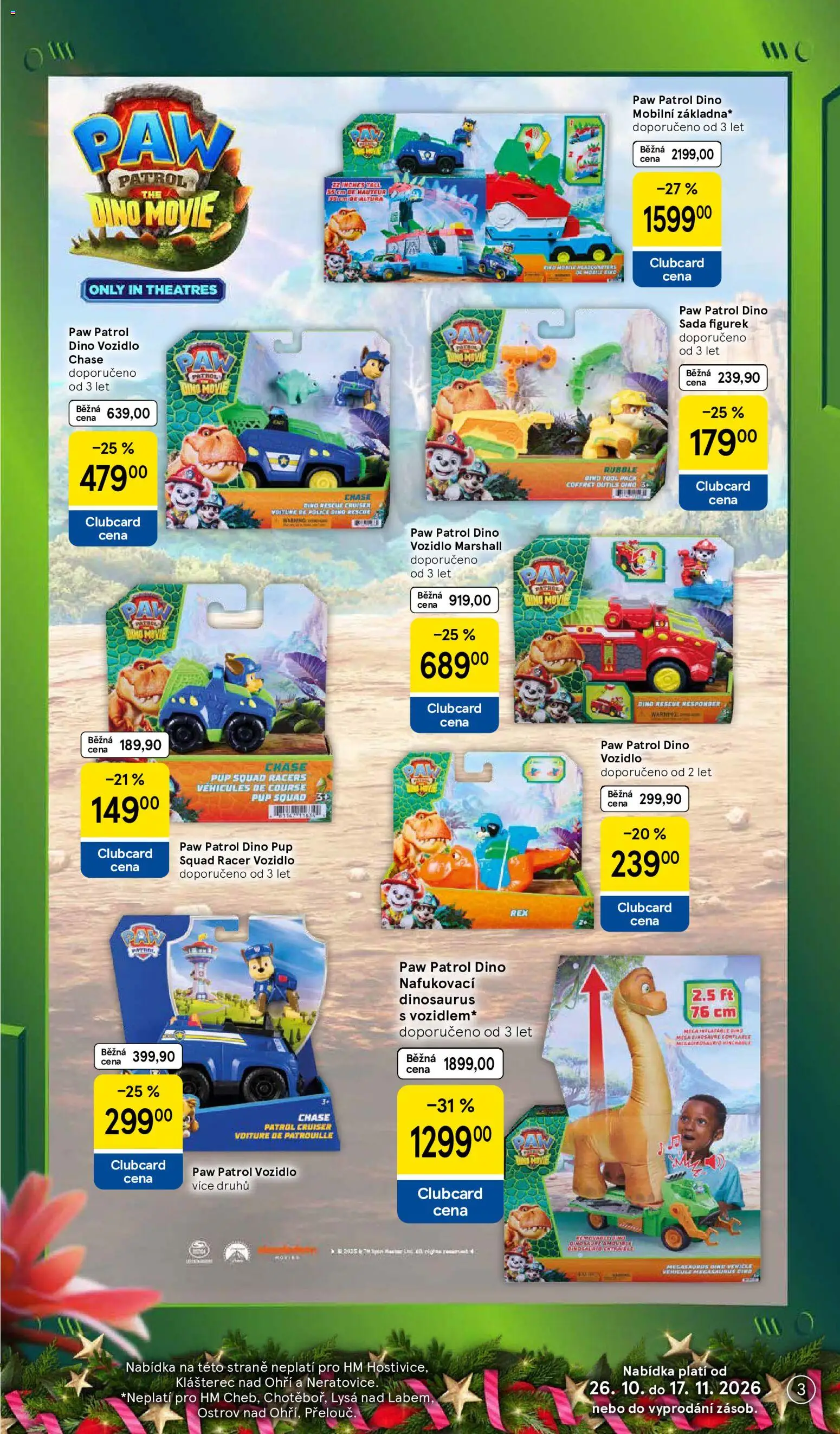 Tesco leták - Vánoční katalog hraček od 26.10.2026 | Strana: 3