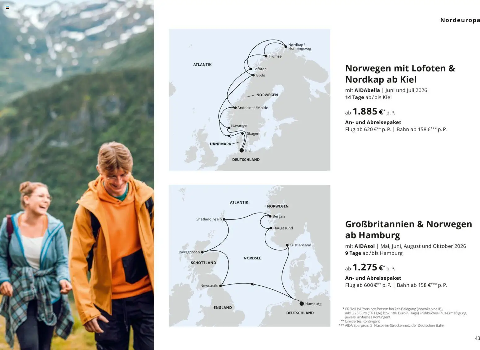 Aida AIDAselection – gültig ab 01.04.2026 | Seite: 43
