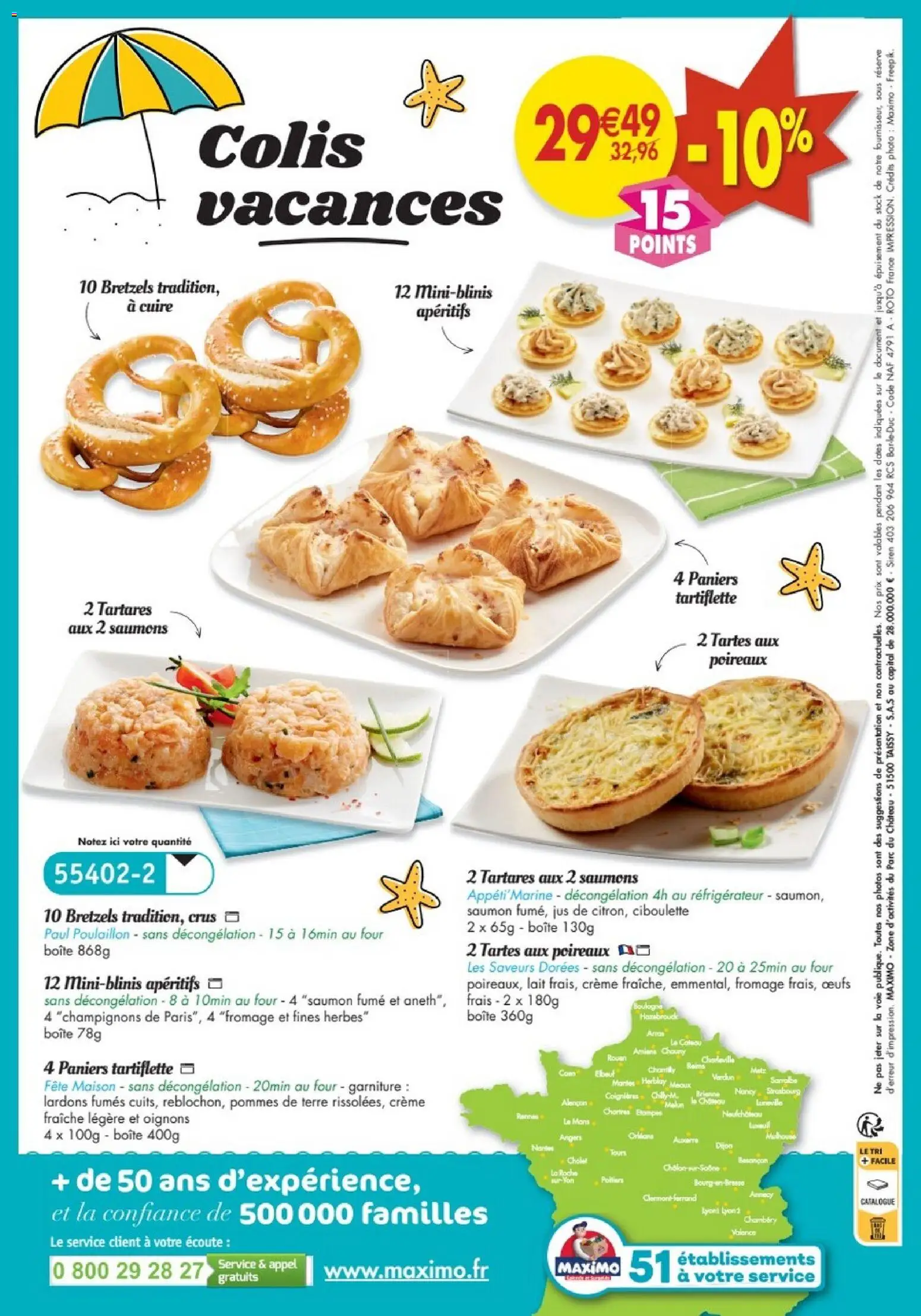 {H1} | Page: 64 | Produits: Jus, Pommes, Saumon, Crème