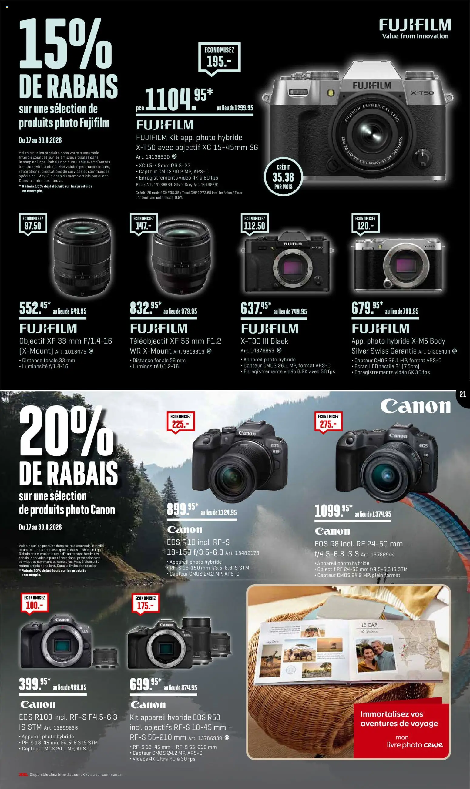 Interdiscount aktionen FR – gültig ab 17.08.2026 | Seite: 21 | Produkte: Video