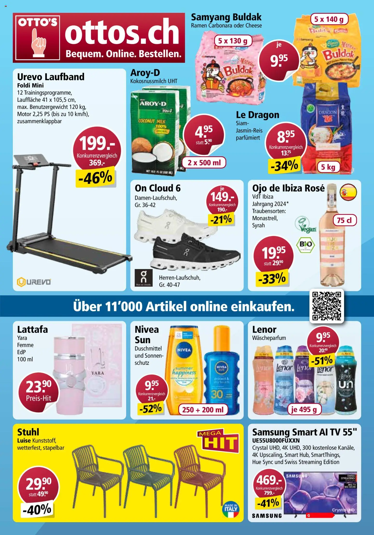 Otto's aktionen Online – gültig ab 16.05.2026 | Seite: 40 | Produkte: Stuhl, Laufband, TV, Samsung