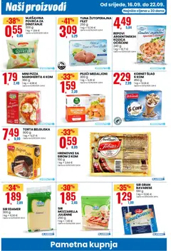 SIR MOZZARELLA JULIENNE, 250 g - Pregled kataloga iz trgovine Eurospin, vrijedi od 16.09.2026 | Stranica: 8