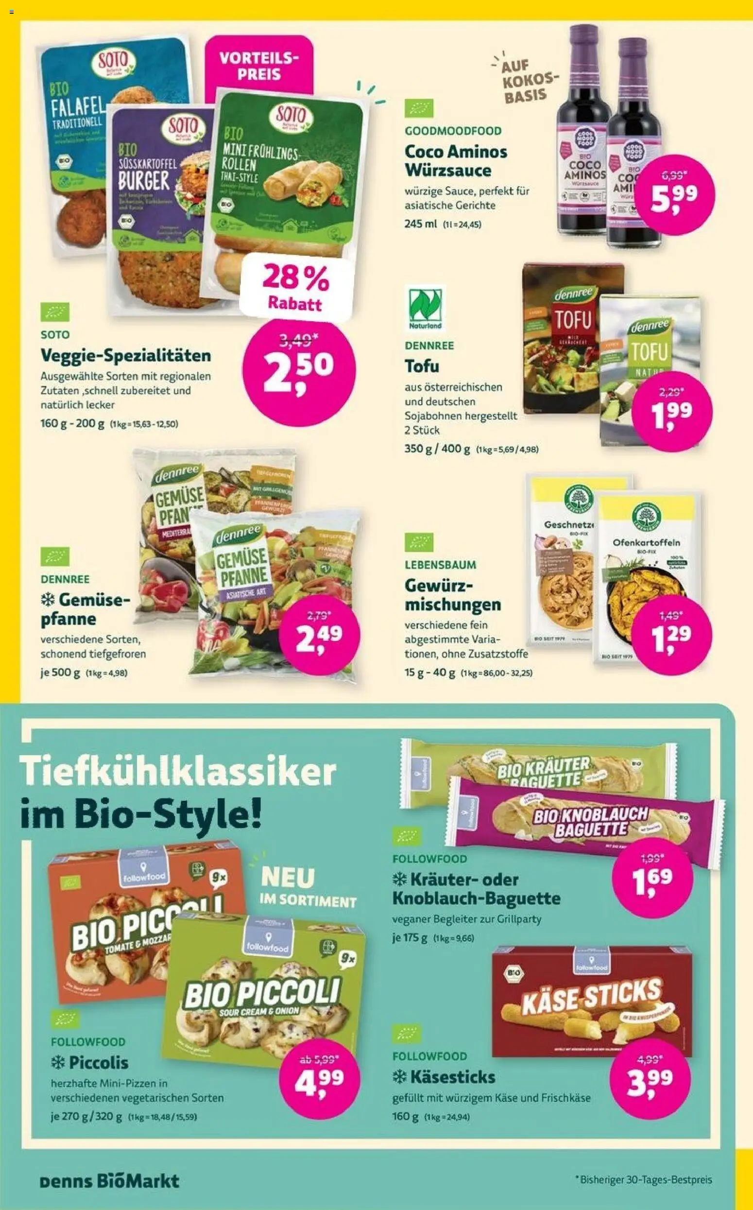 Denns BioMarkt Angebote – gültig ab 29.07.2026 | Seite: 8 | Produkte: Käse, Baguette, Gemüse, Knoblauch