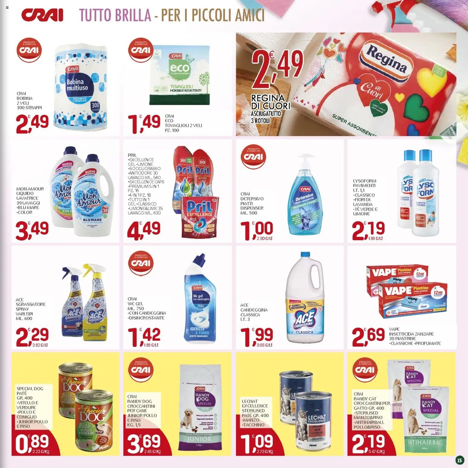 Volantino CRAI del 06/08/2026 | Pagina: 15 | Prodotti: Riso, Manzo, Menta, Insetticida