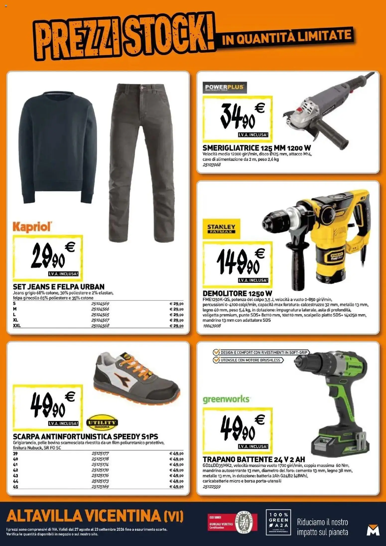 Nuovo TECNOMAT catalogo Altavilla Vicentina dal 27/08/2026 > offerte anteprima 🛍️ | Pagina: 20 | Prodotti: Trapano, Disco, Piatto, Valigetta