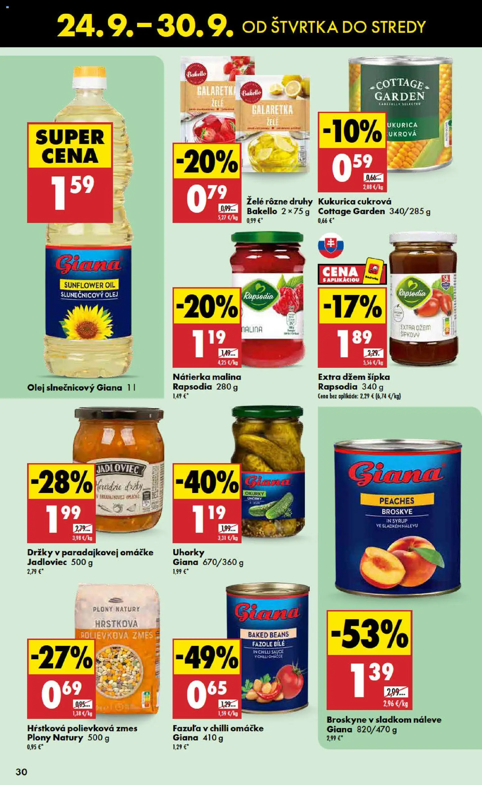 Nové Biedronka akcie – leták je platný od 24.09.2026 | Strana: 30