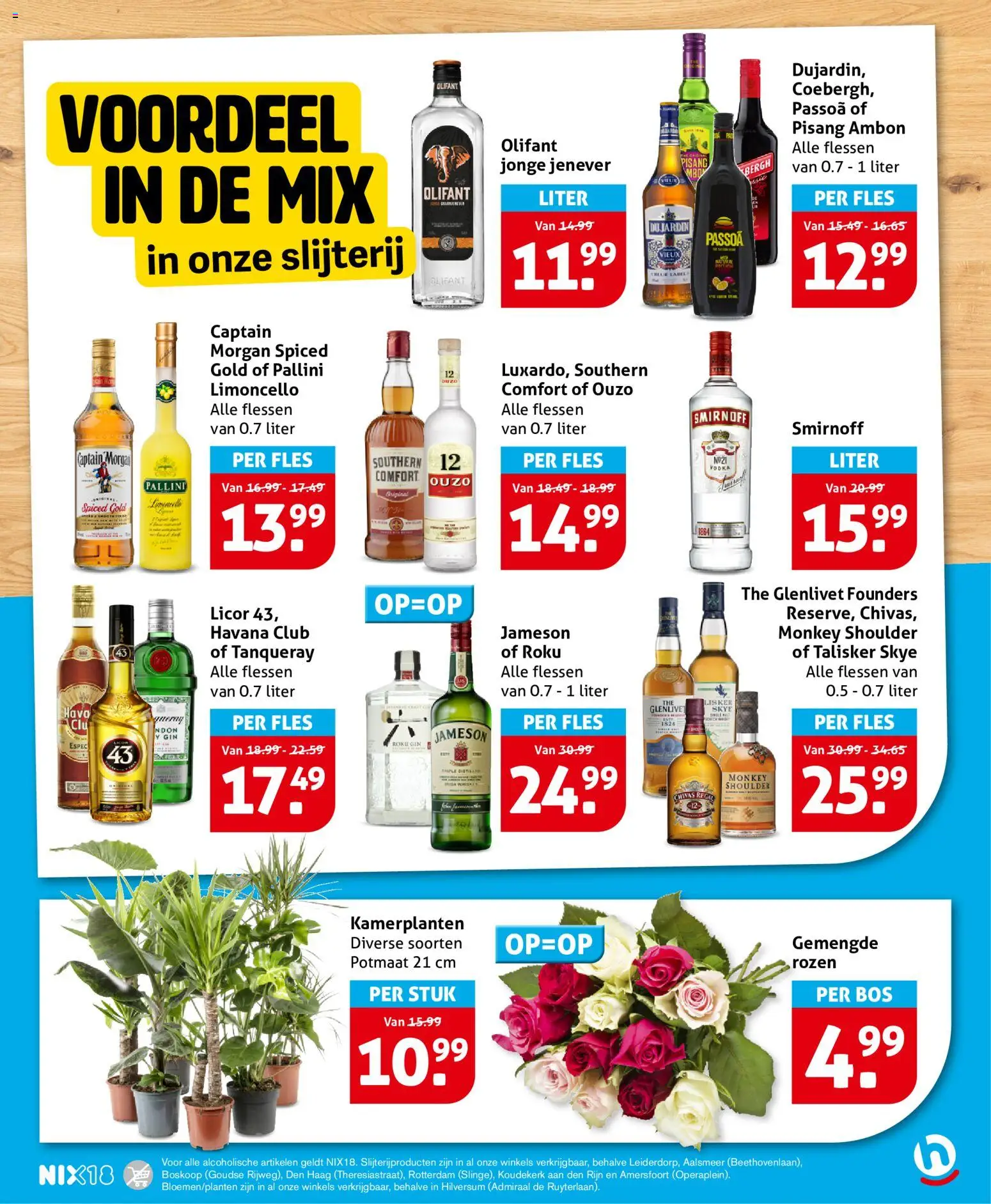 {H1} | Pagina: 23 | Producten: Vodka, Gin, Fles, Captain Morgan