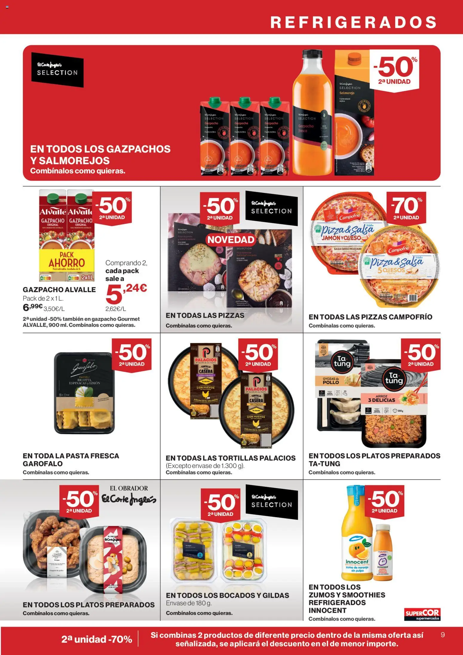 Supercor folleto │ válido desde el 10/09/2026 | Página: 9 | Productos: Arroz, Zumo, Cebolla, Zumo de naranja