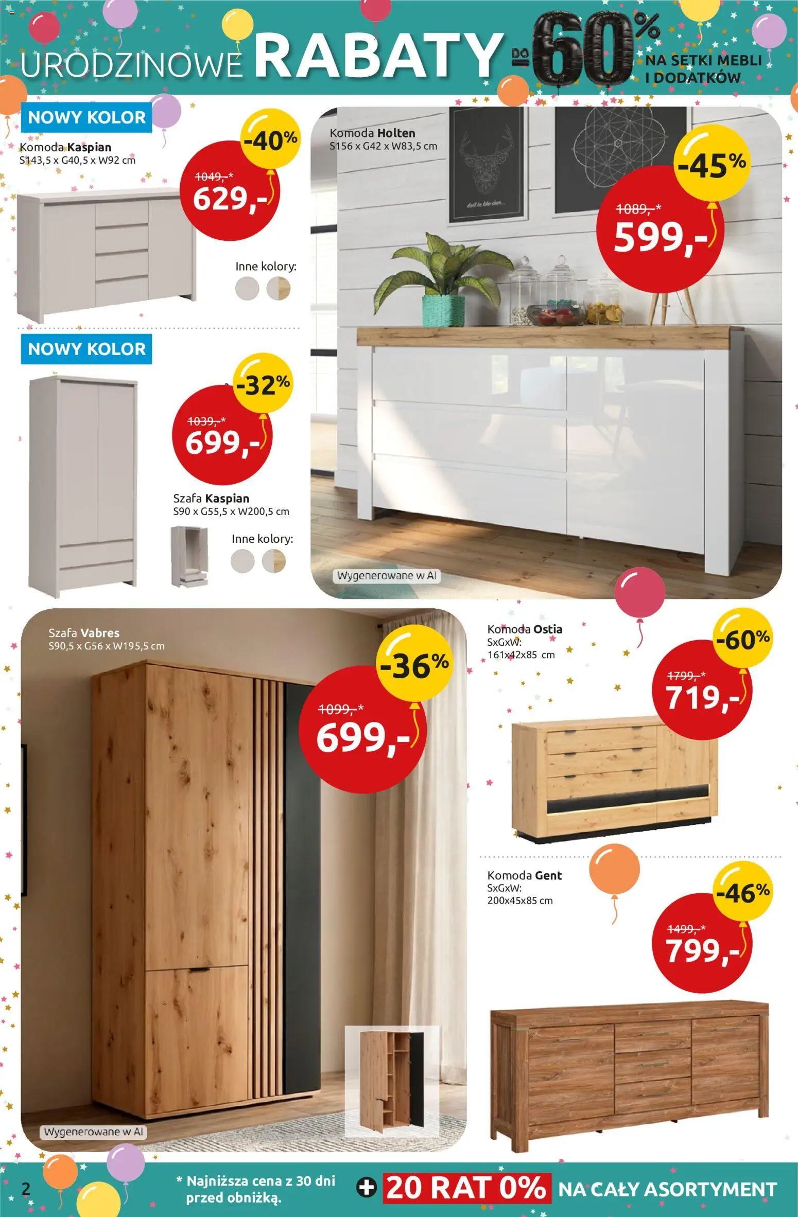 Black Red White promocje od 24.09.2026 | Strona: 2 | Produkty: Szafa, Komoda