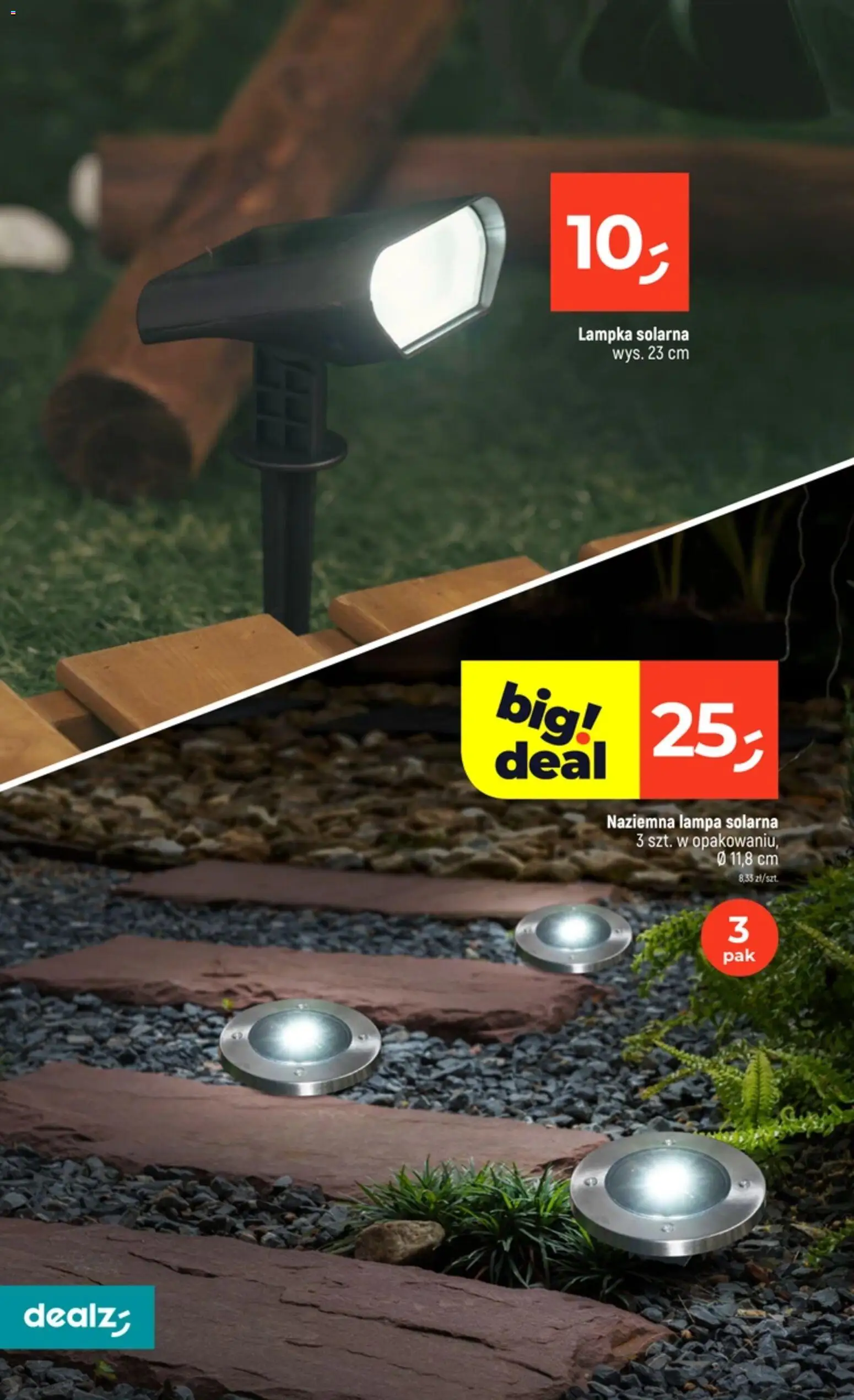 Dealz gazetka - Festiwal lamp solarnych od 16.04.2026 | Strona: 6 | Produkty: Lampa solarna, Lampa