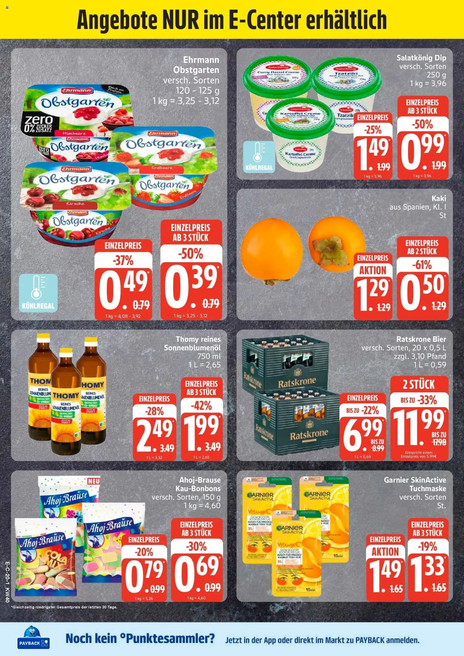 Edeka Prospekt Bremervörde (ab 28.09.2026) » Angebote Online | Seite: 25 | Produkte: Creme, Dattel, Himbeere, Tuchmaske