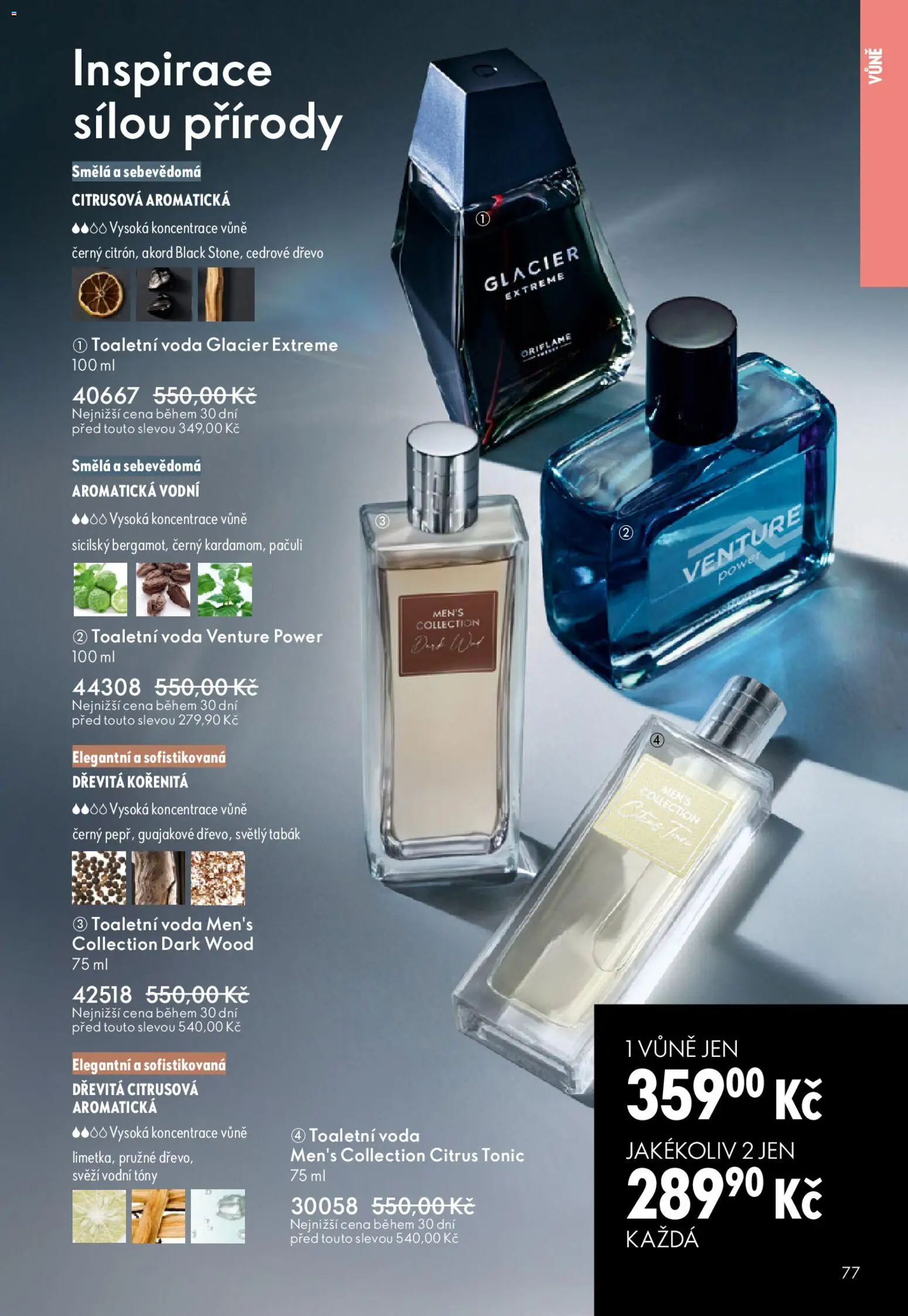 Oriflame katalog č. 05/2026 od 25.03.2026 | Strana: 77 | Produkty: Voda, Tonic, Toaletní voda