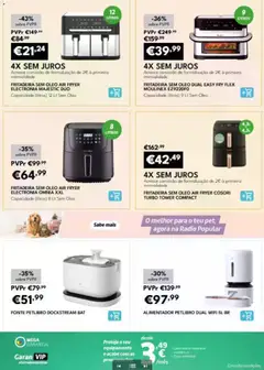 Pré-visualização Radio Popular folheto 24x sem Juros válido de 01/07/2026 | Página: 22 | Produtos: Rádio, Air fryer, Óleo