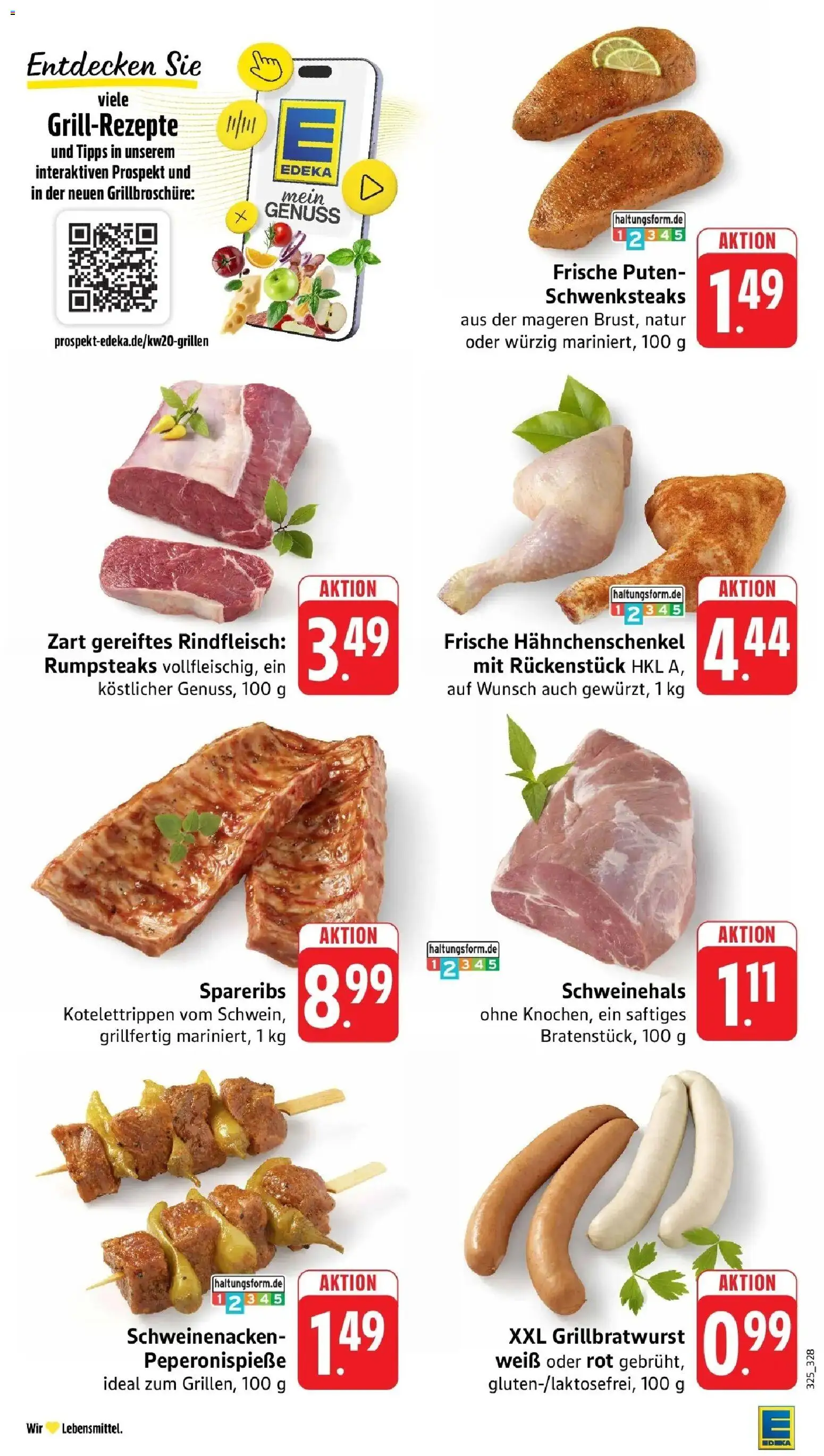 Edeka prospekt Bad Camberg	 – gültig ab 10.05.2026 | Seite: 14 | Produkte: Rumpsteak, Hahnchenschenkel, Schweinenacken, Rindfleisch