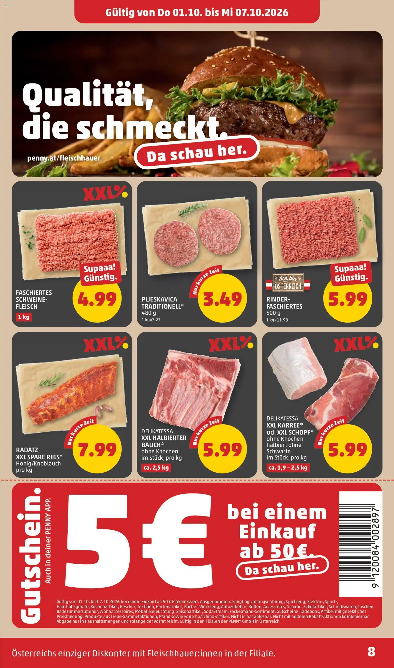 Penny Markt - Flugblatt gültig ab 01.10.2026 | Seite: 8